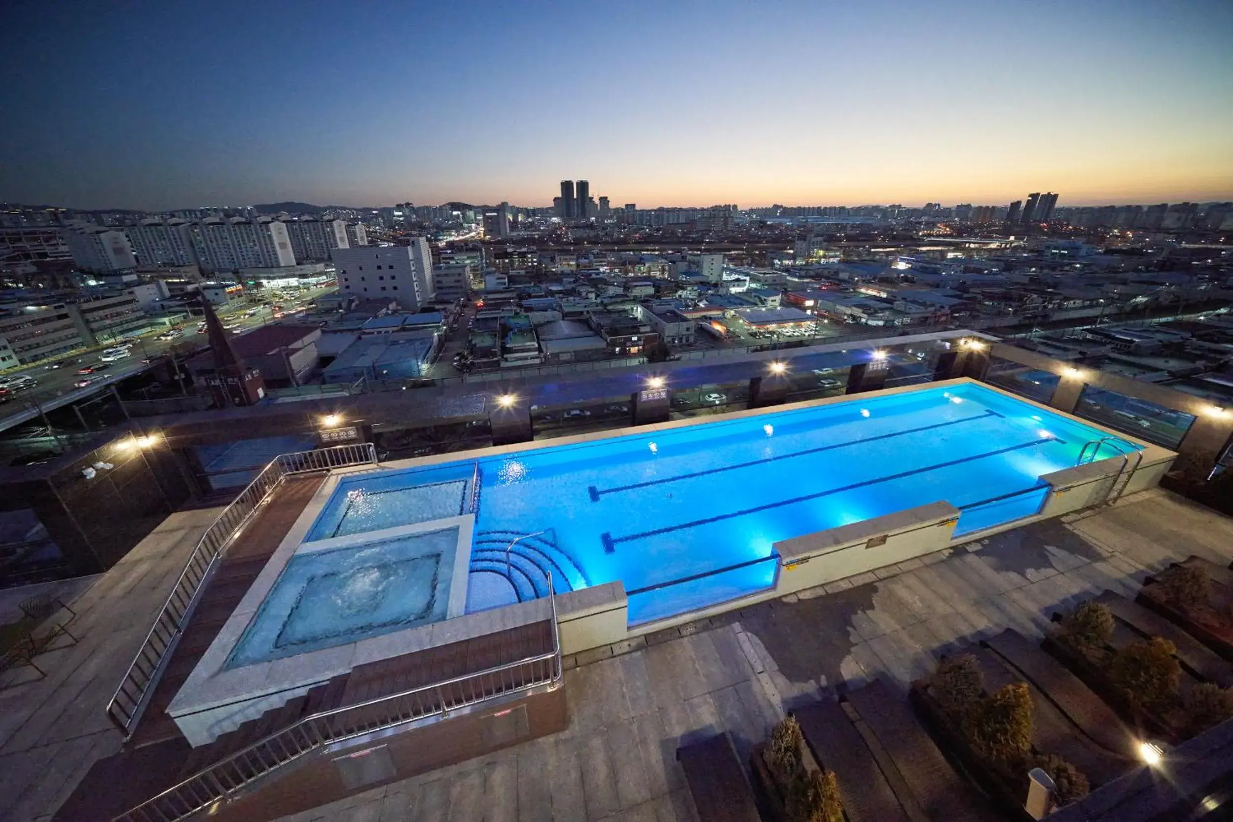 City view in Gwangju H1 Hotel City view in Gwangju H1 Hotel