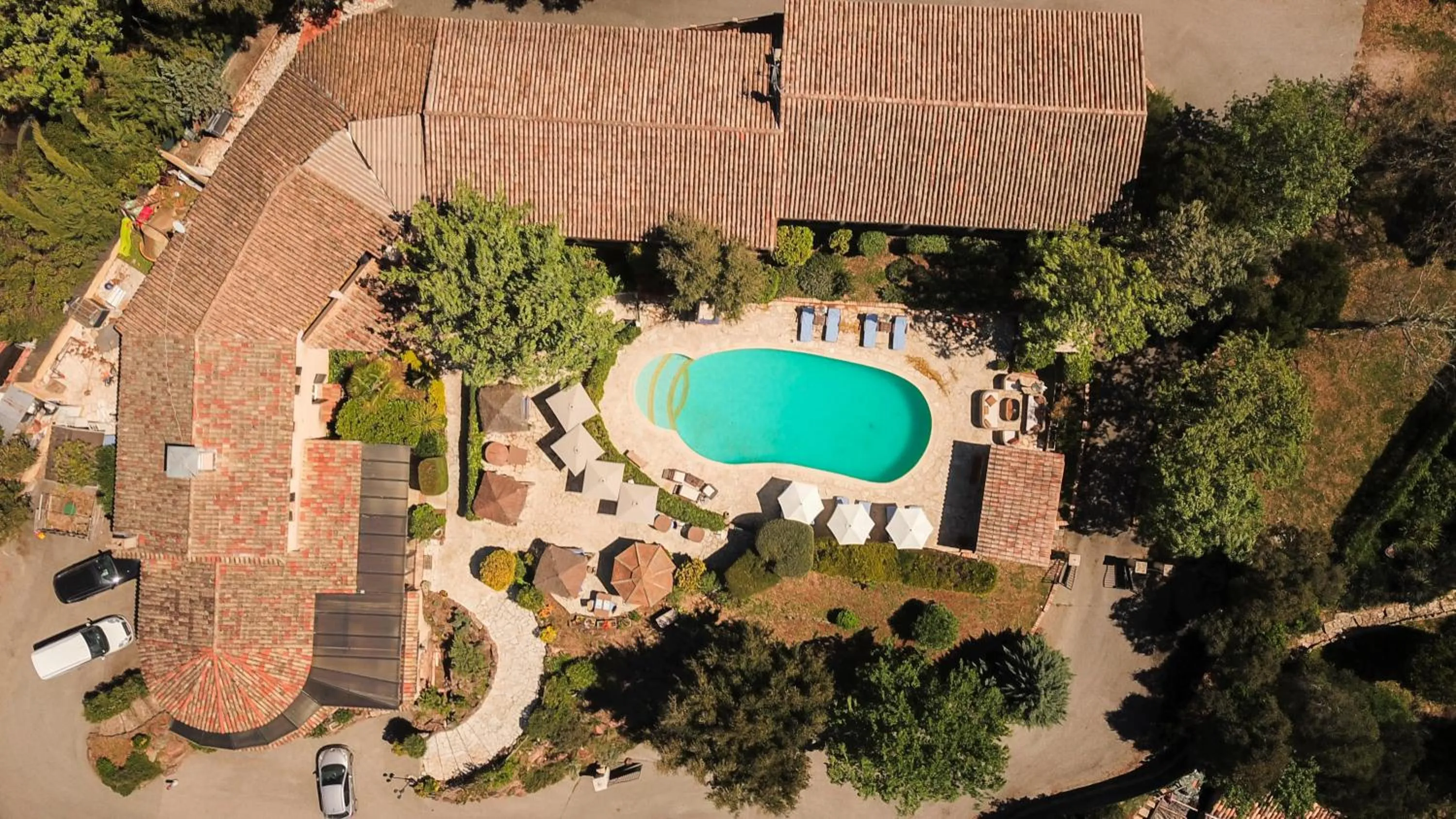 Bird's eye view in L'Estirado des Adrets