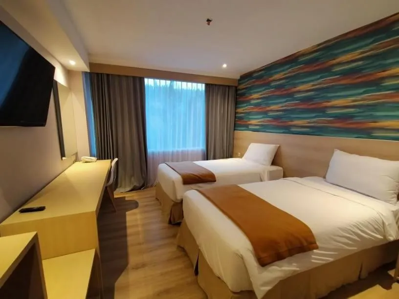 Bed in Hotel Lereng Bromo