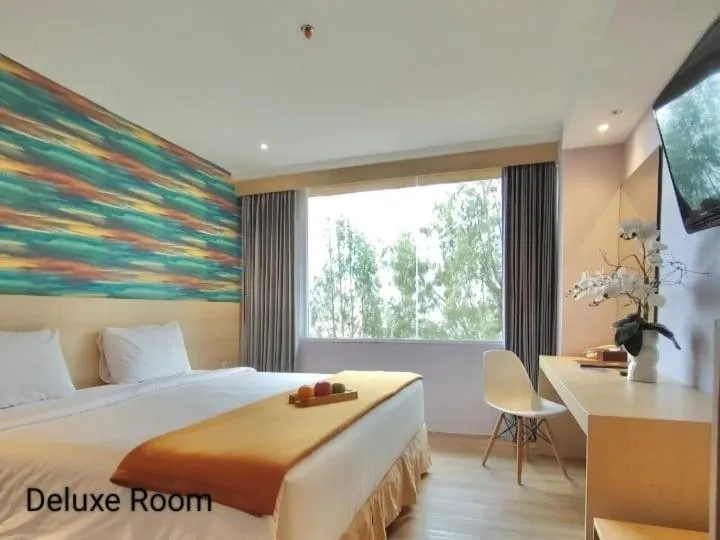 Bed in Hotel Lereng Bromo