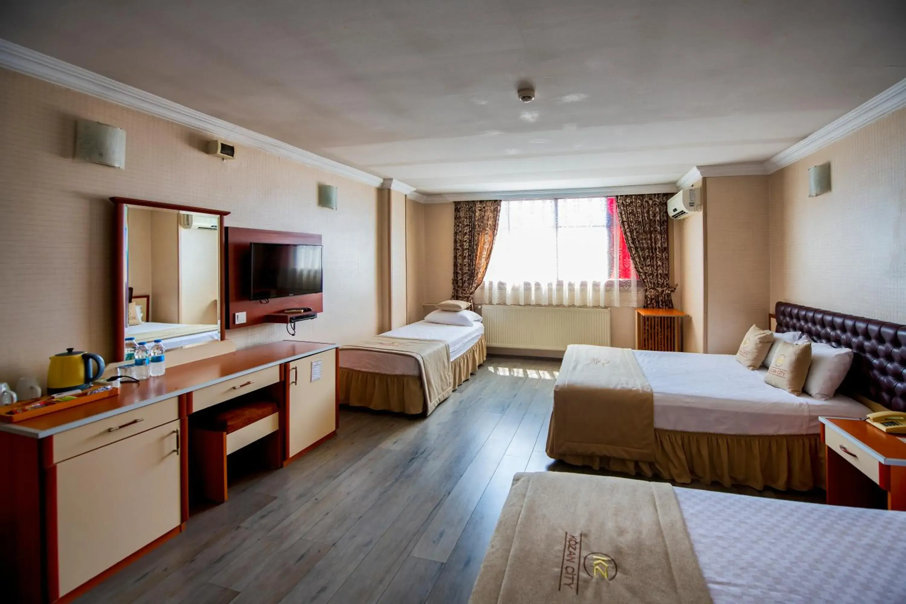 TV and multimedia, Bed in Kozan City Hotel TV and multimedia, Bed in Kozan City Hotel