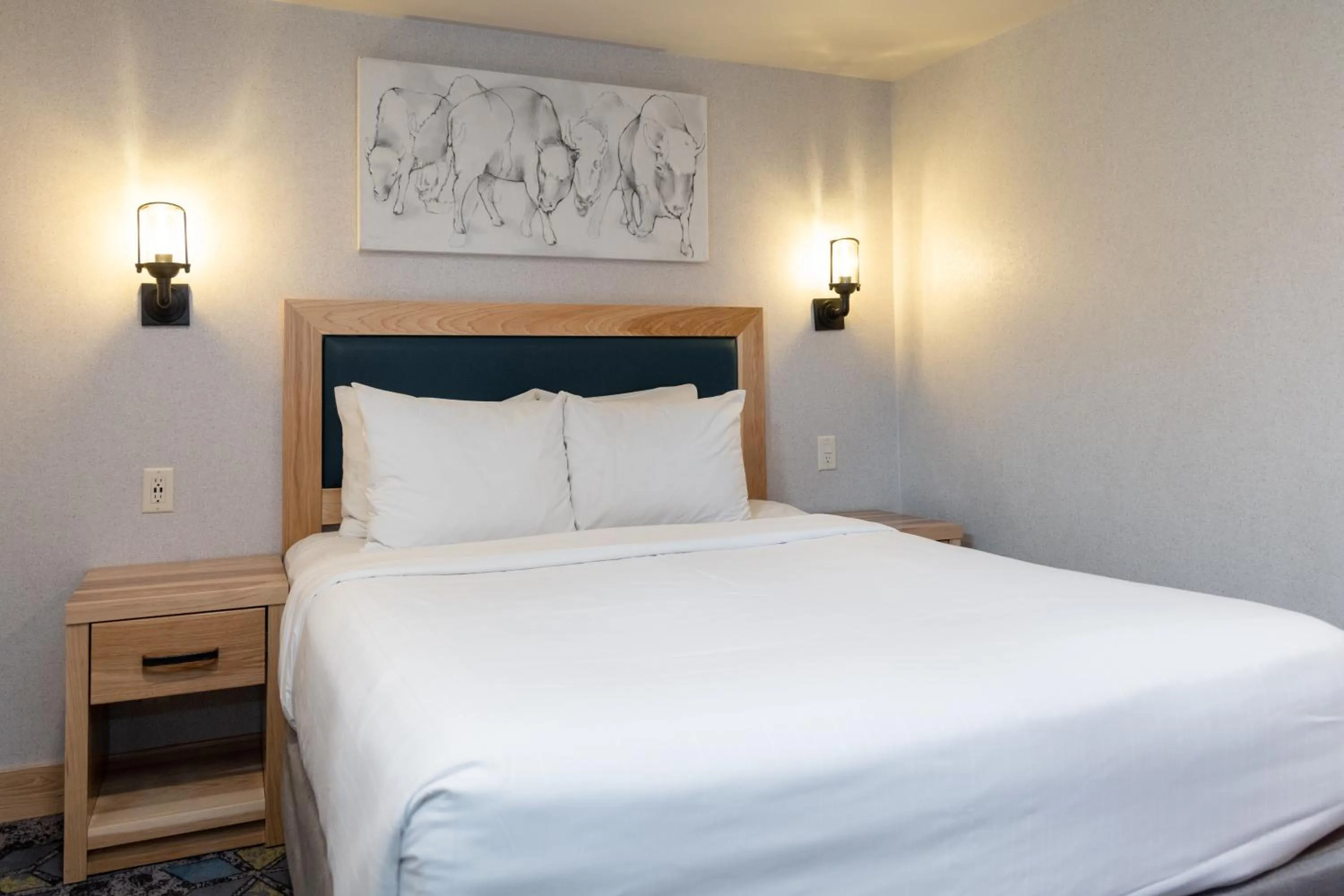 Bed in Tunnel Mountain Resort