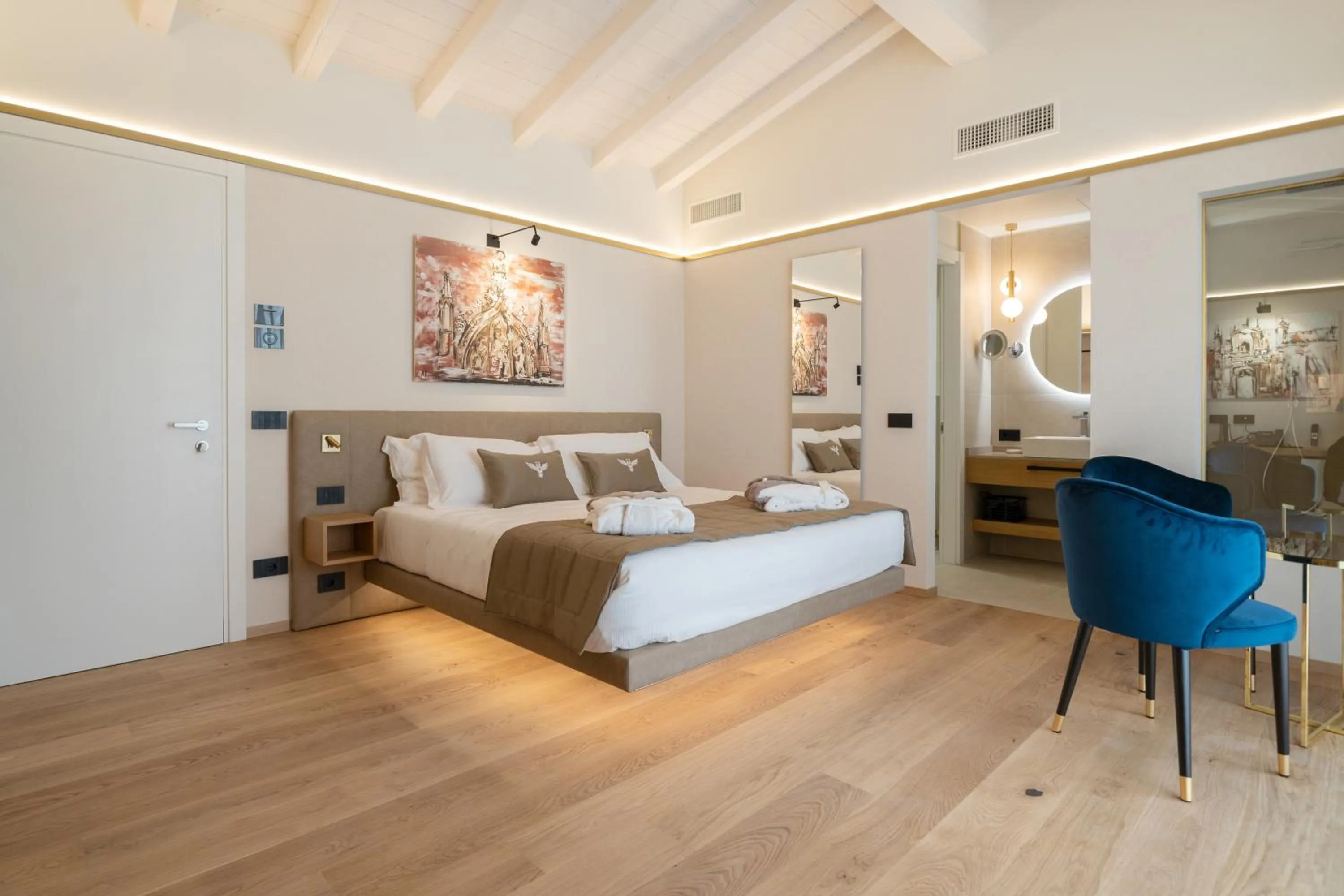Bed in Relais Forte Benedek Wine & SPA - Adults Only