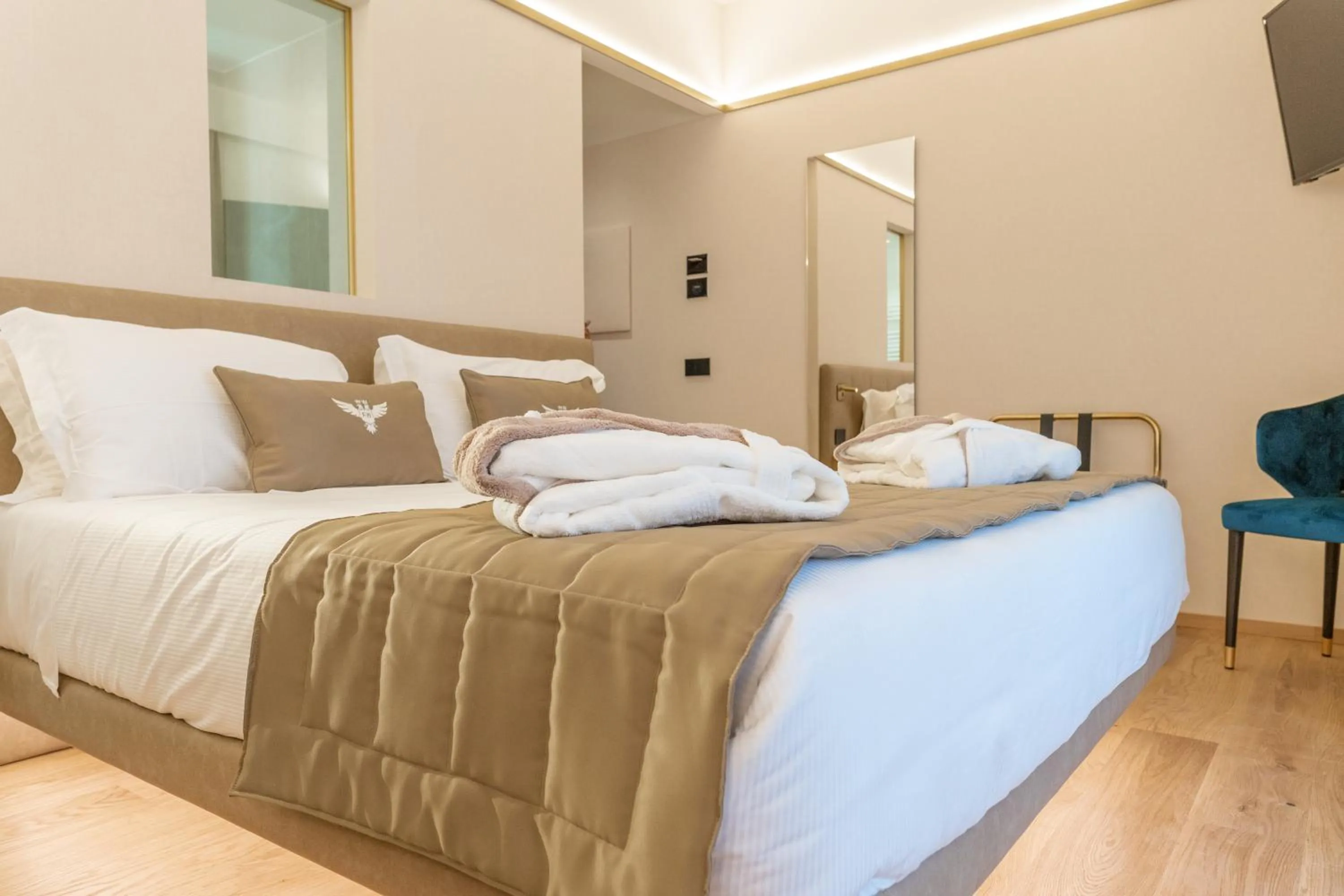 Bed in Relais Forte Benedek Wine & SPA - Adults Only