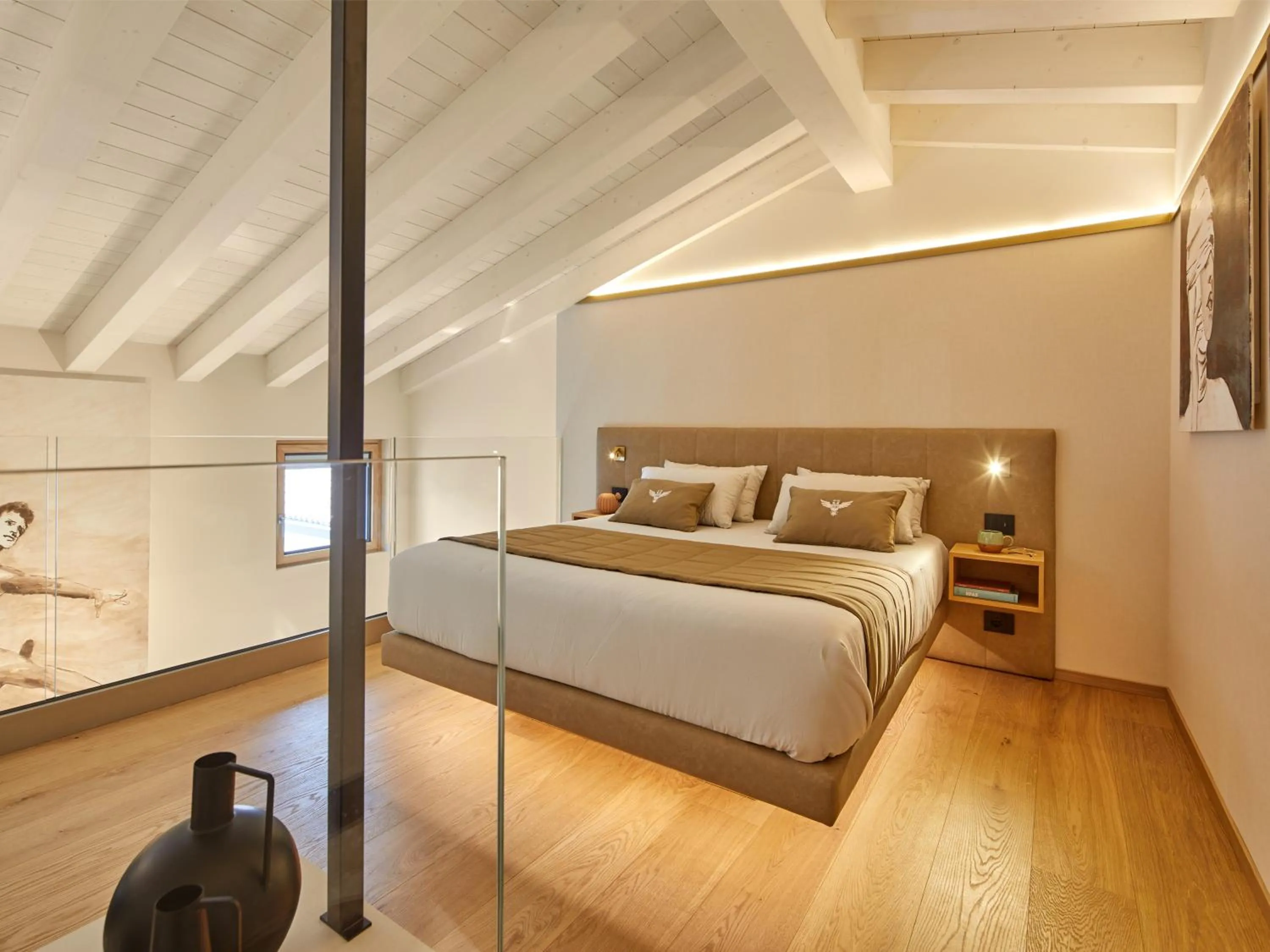 Bed in Relais Forte Benedek Wine & SPA - Adults Only