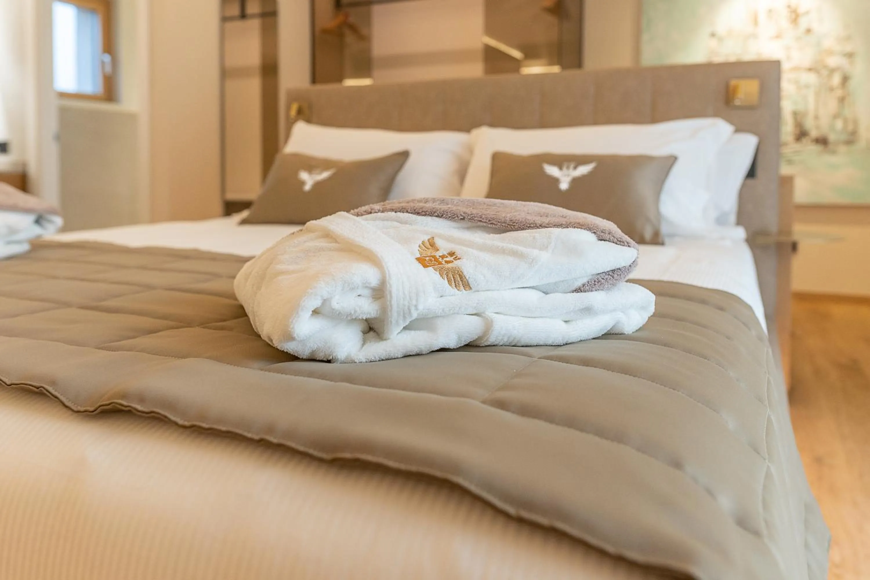 Bed in Relais Forte Benedek Wine & SPA - Adults Only