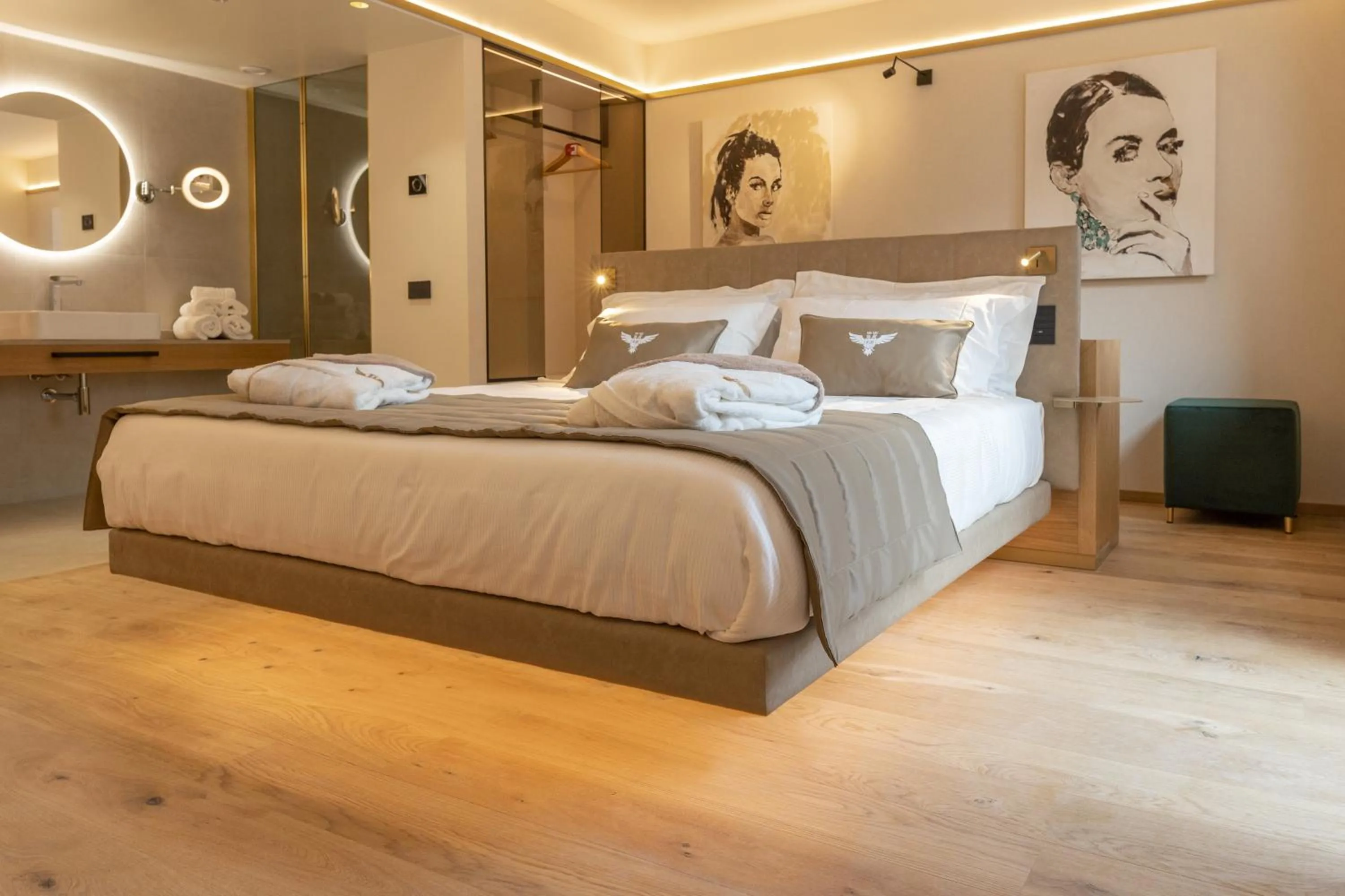 Bed in Relais Forte Benedek Wine & SPA - Adults Only