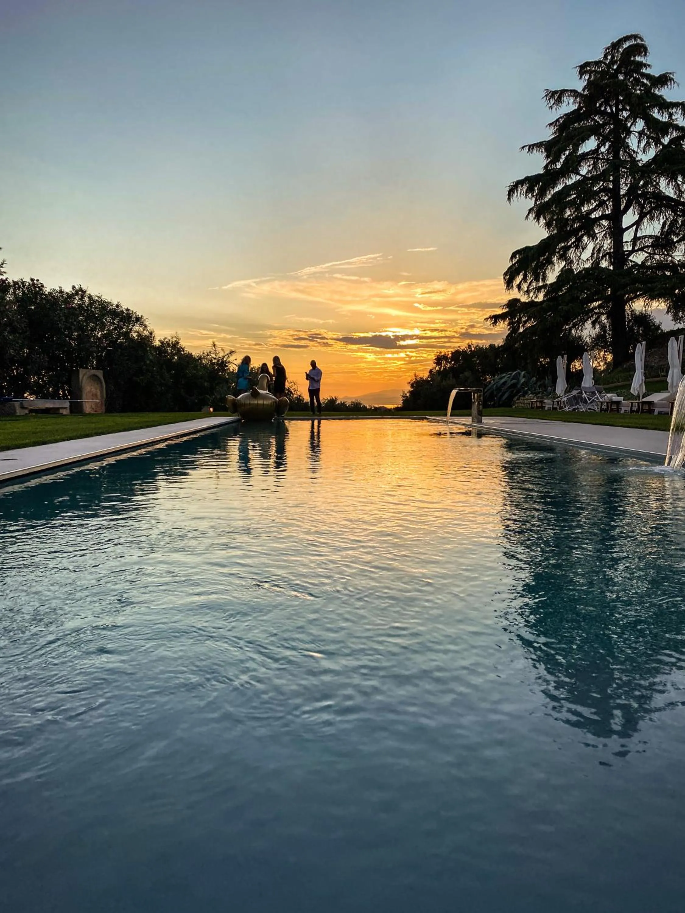 Swimming pool in Relais Forte Benedek Wine & SPA - Adults Only