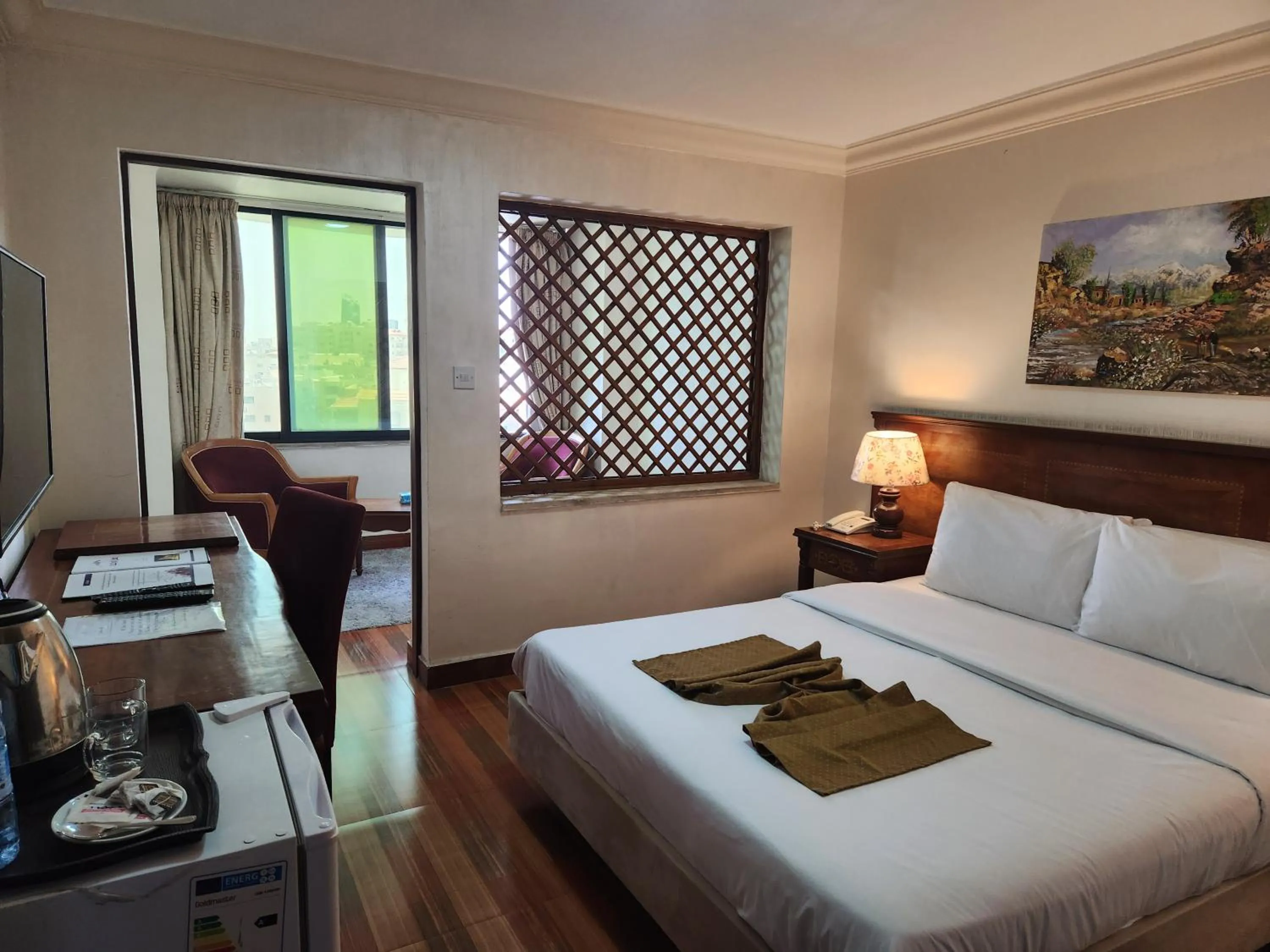 Photo of the whole room, Bed in Amman Orchid Hotel