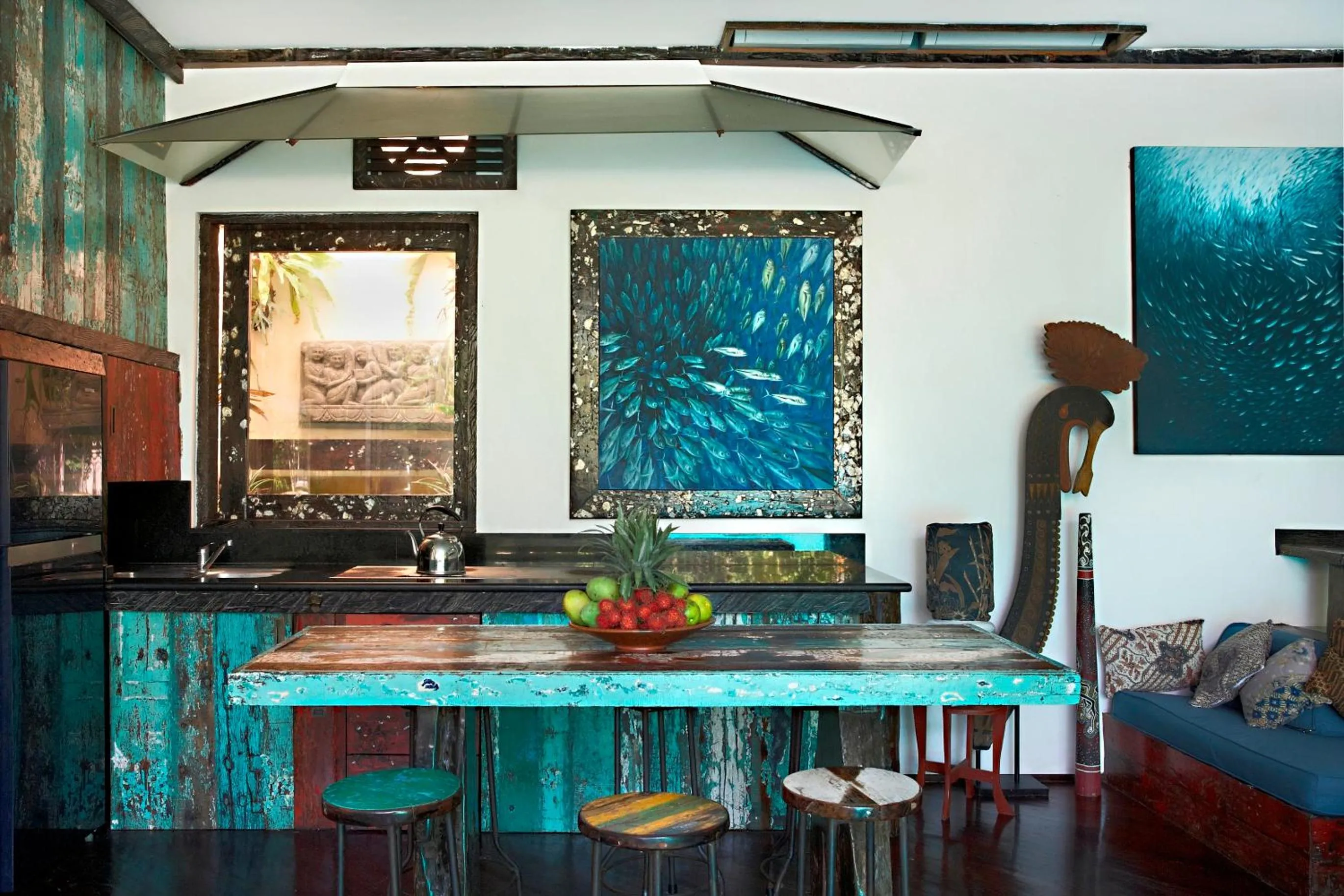 Dining area in Phinisi Villas - Seminyak Beach