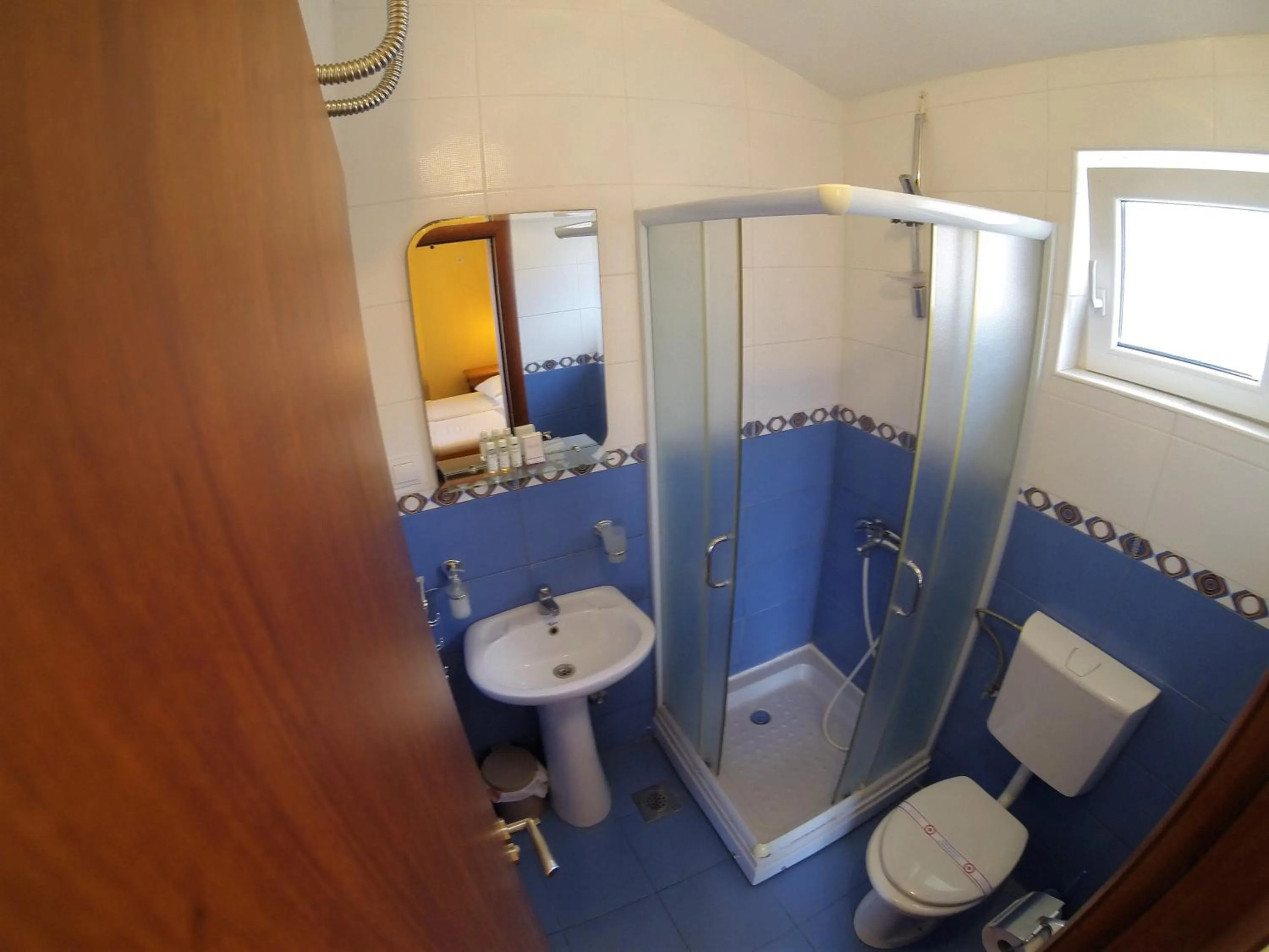 Shower in Martinović Rooms