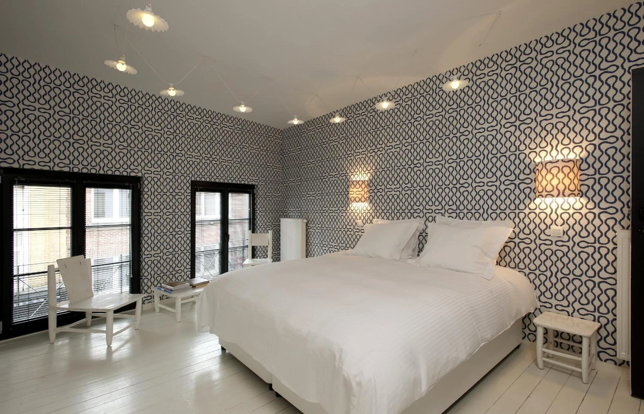 Bed in La Maison Haute guesthouse