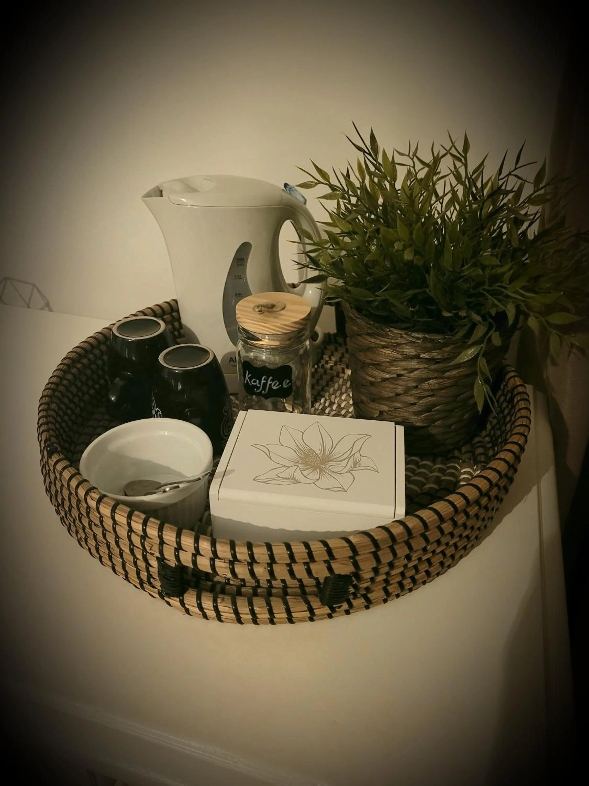 Coffee/tea facilities in Bon Vert B&B en Café