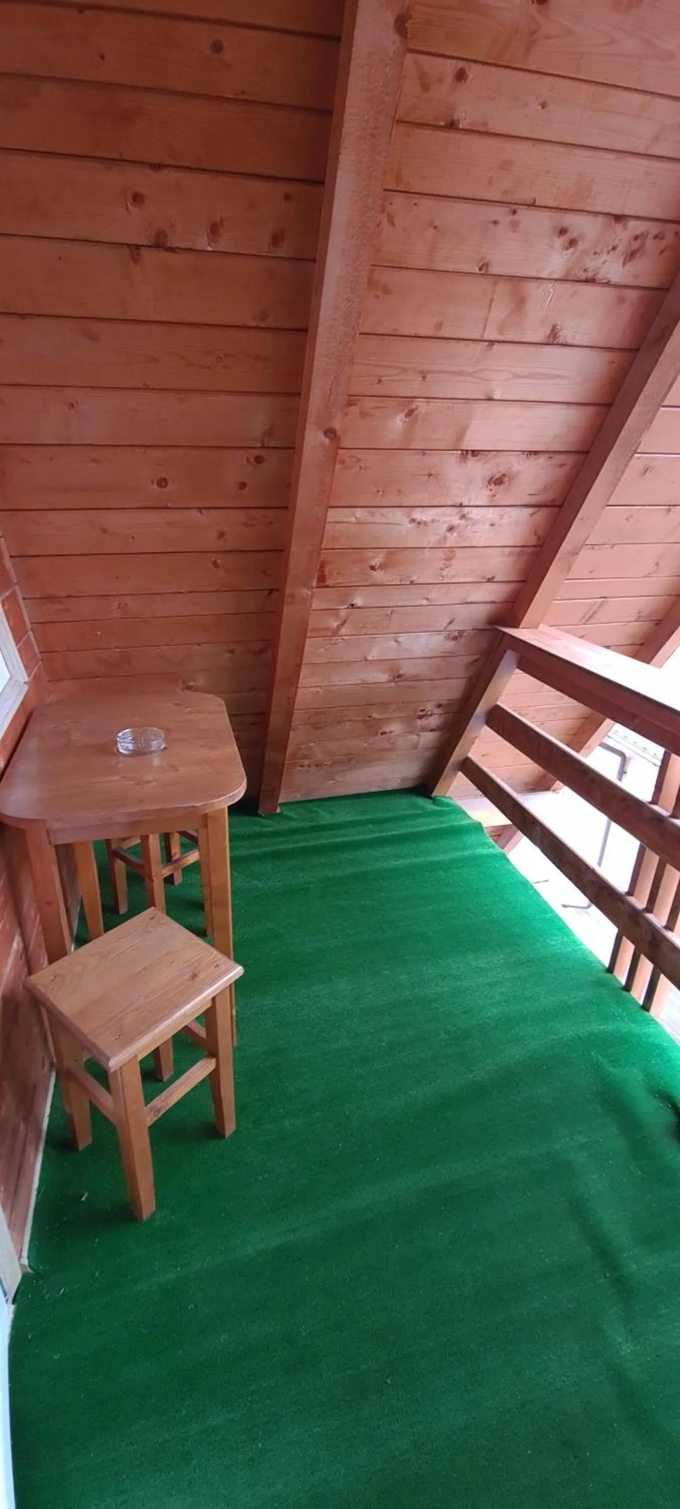 Balcony/Terrace in Pensiunea Aurora - Great Hostel Voineasa