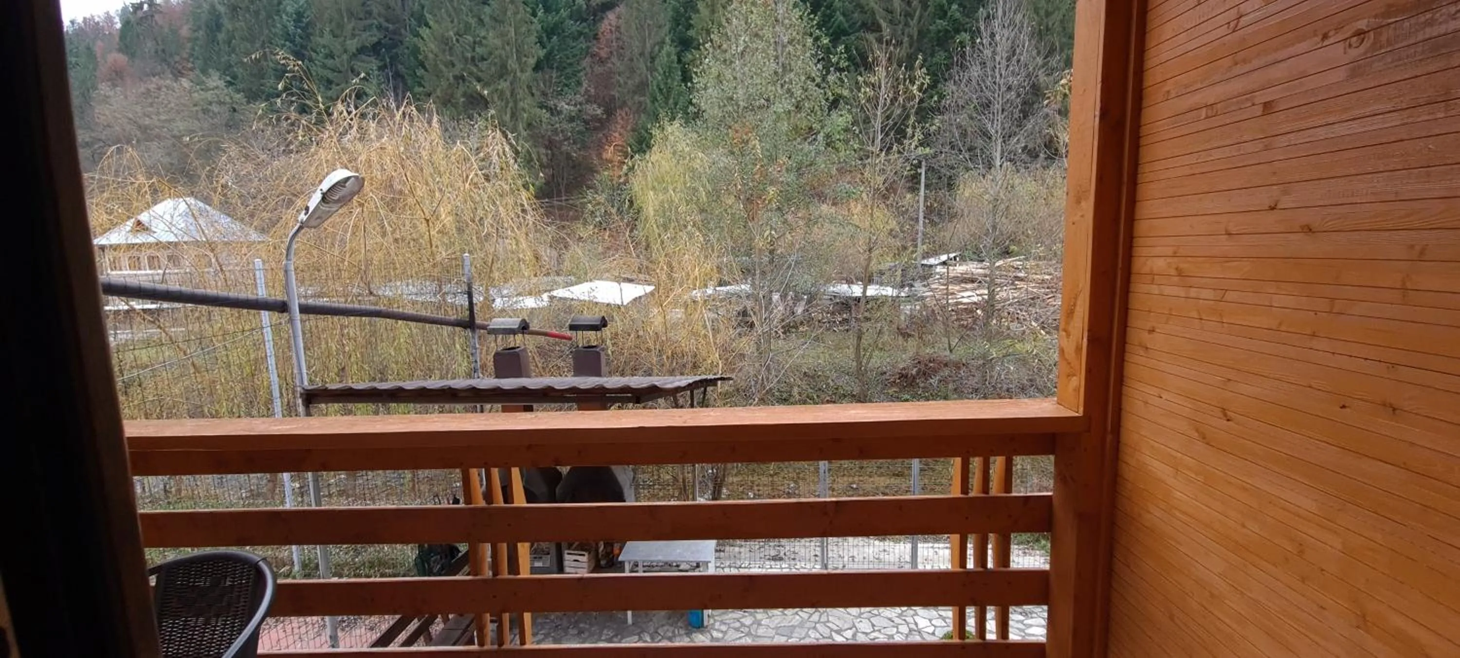 Balcony/Terrace in Pensiunea Aurora - Great Hostel Voineasa