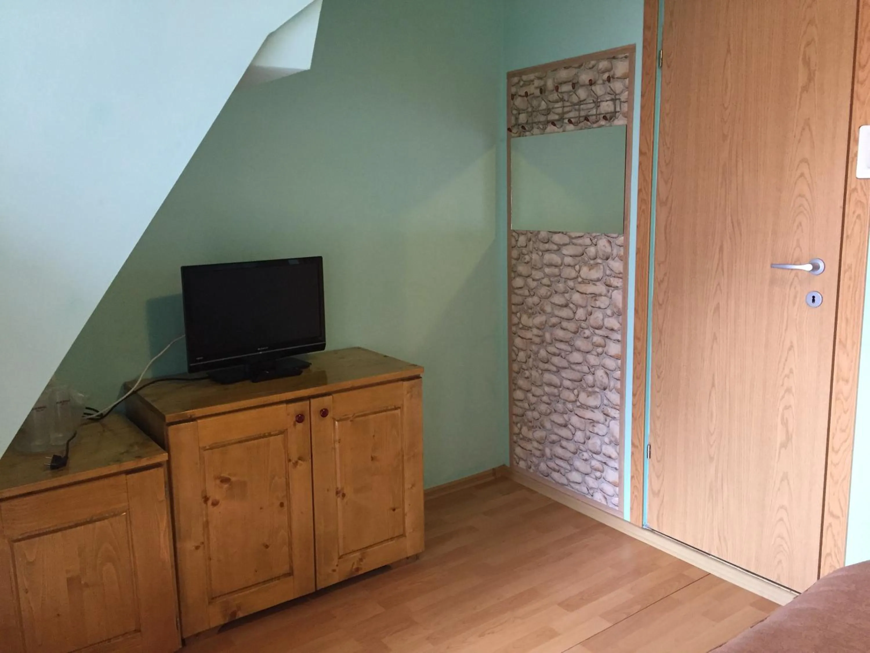 TV and multimedia in Pensiunea Aurora - Great Hostel Voineasa