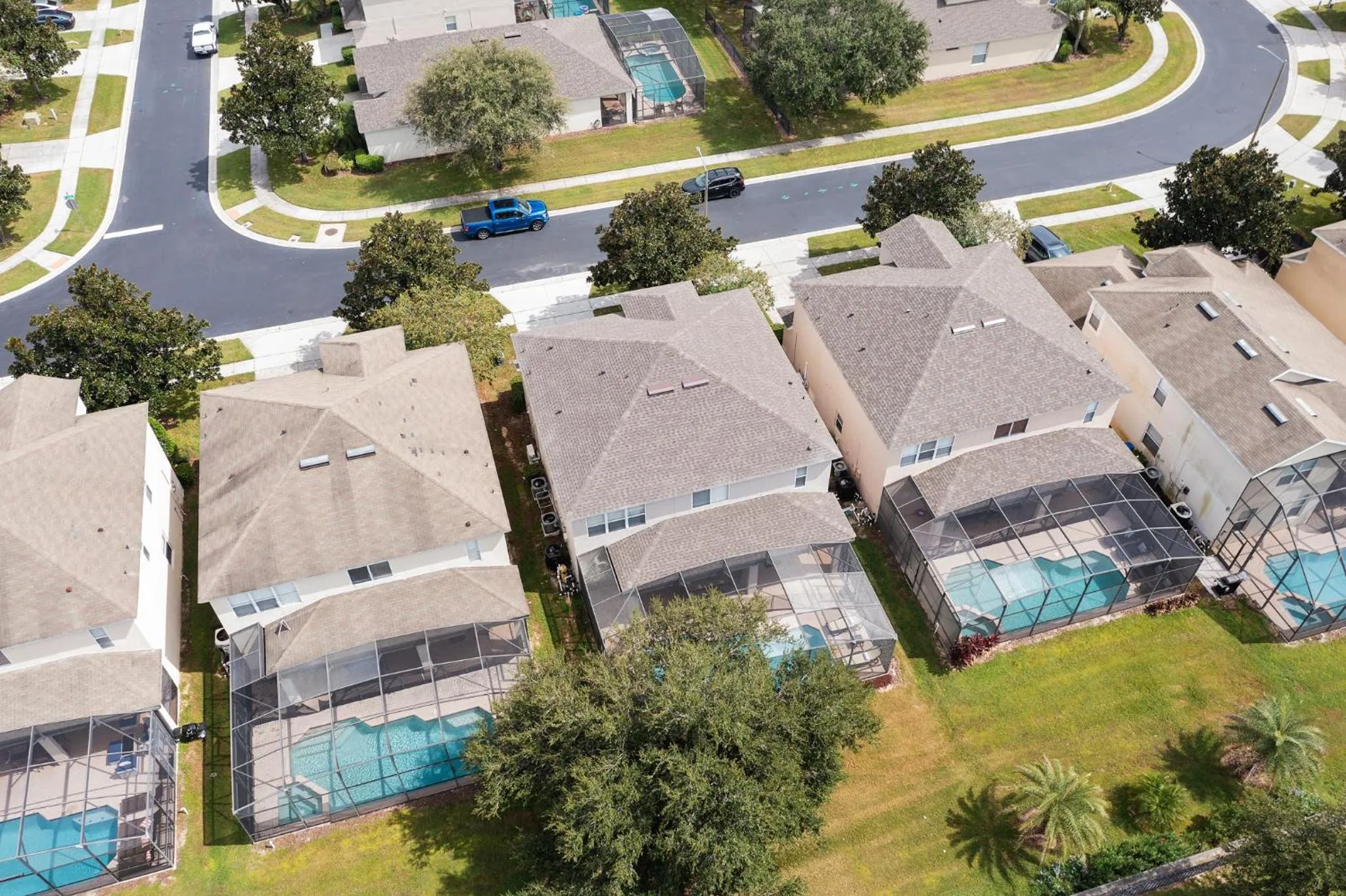Bird's eye view in WindsorHills Villa Pool Resort Amenities Minutes to Disney
