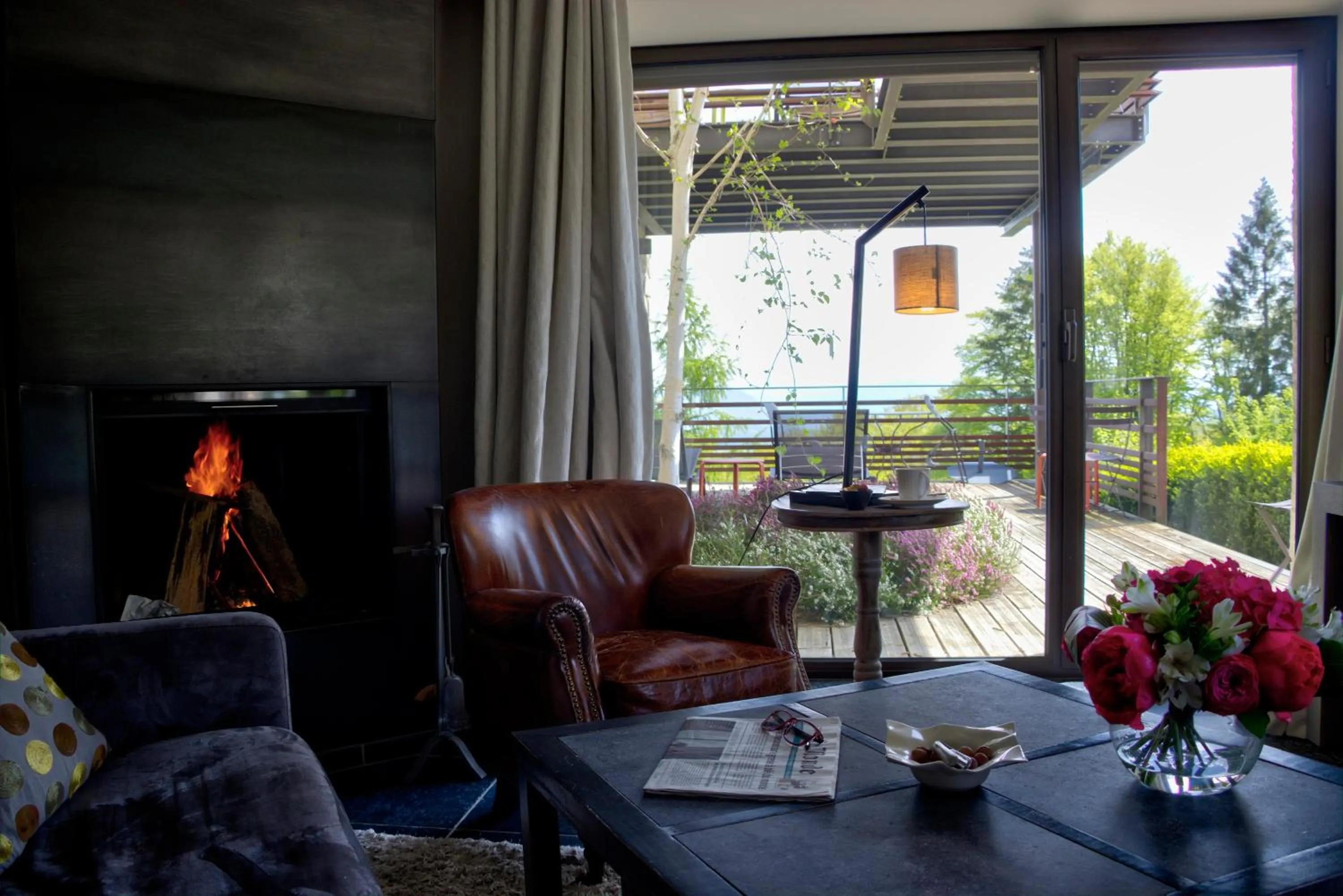 Living room in Château des Avenieres - Relais & Châteaux