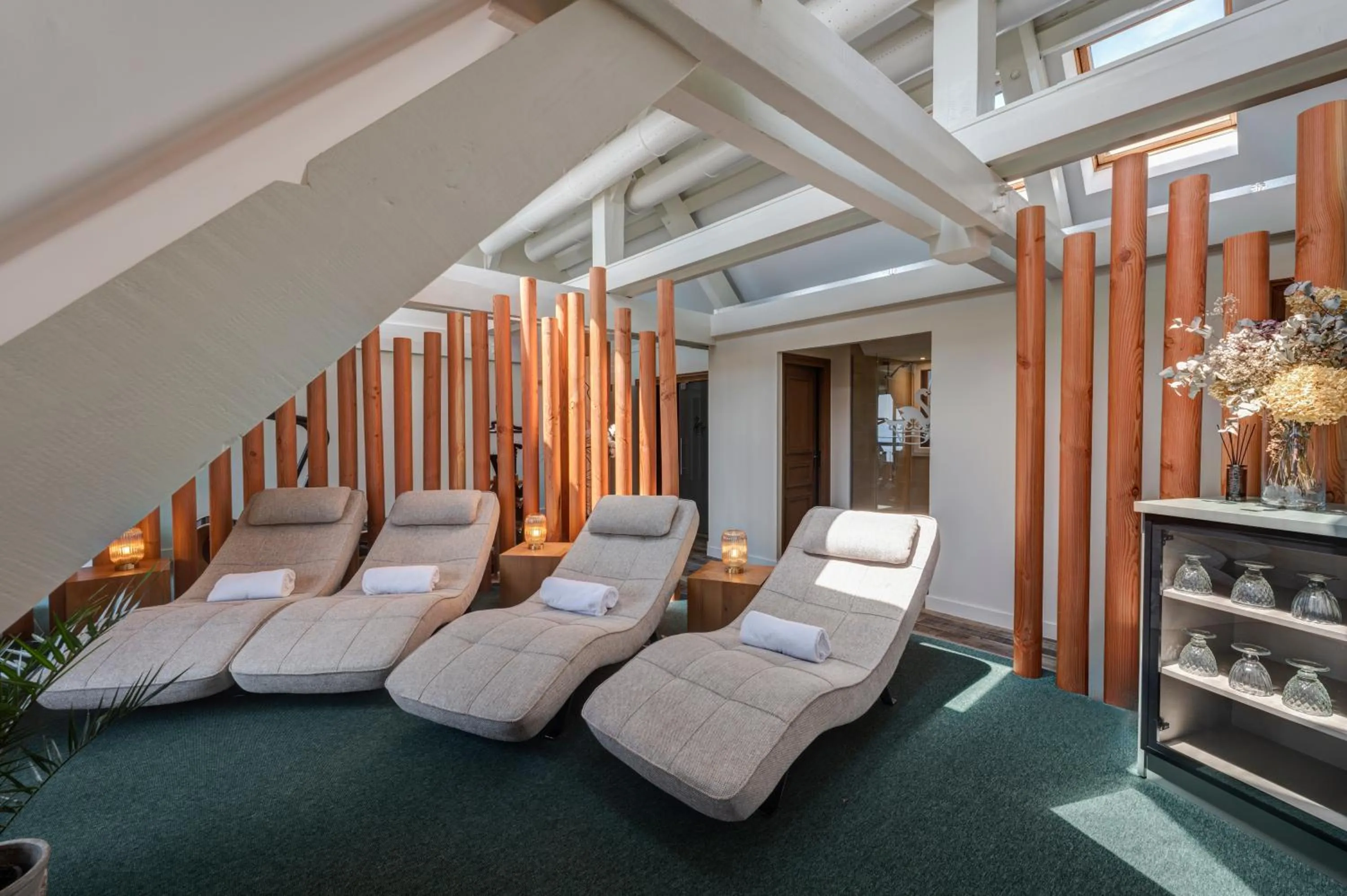 Spa and wellness centre/facilities in Château des Avenieres - Relais & Châteaux