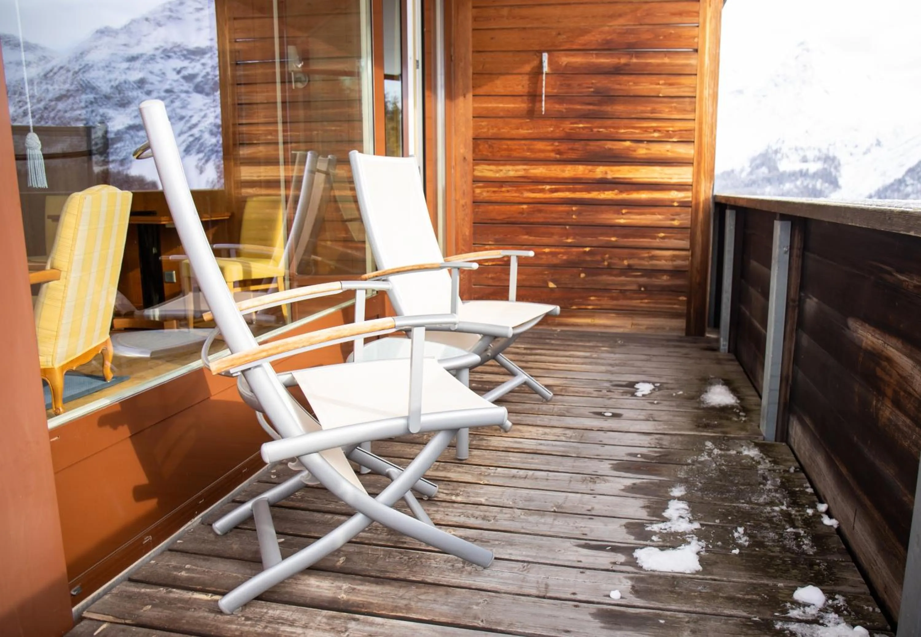 Balcony/Terrace in Arosa Kulm Hotel & Alpin Spa