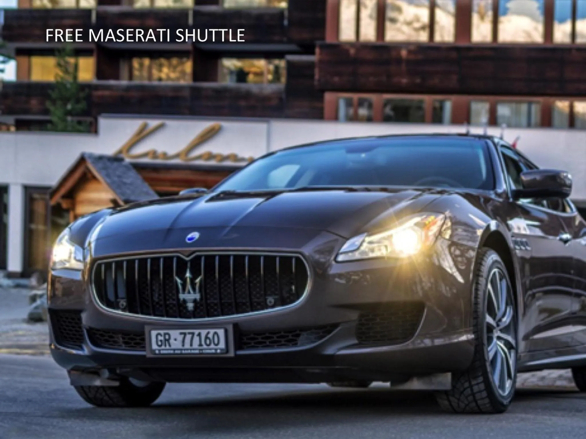 Decorative detail in Arosa Kulm Hotel & Alpin Spa