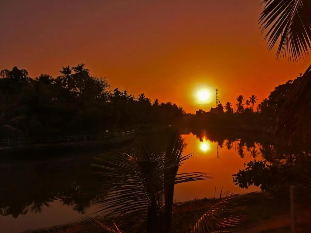 Sunset in Serenity Beach Cabanas