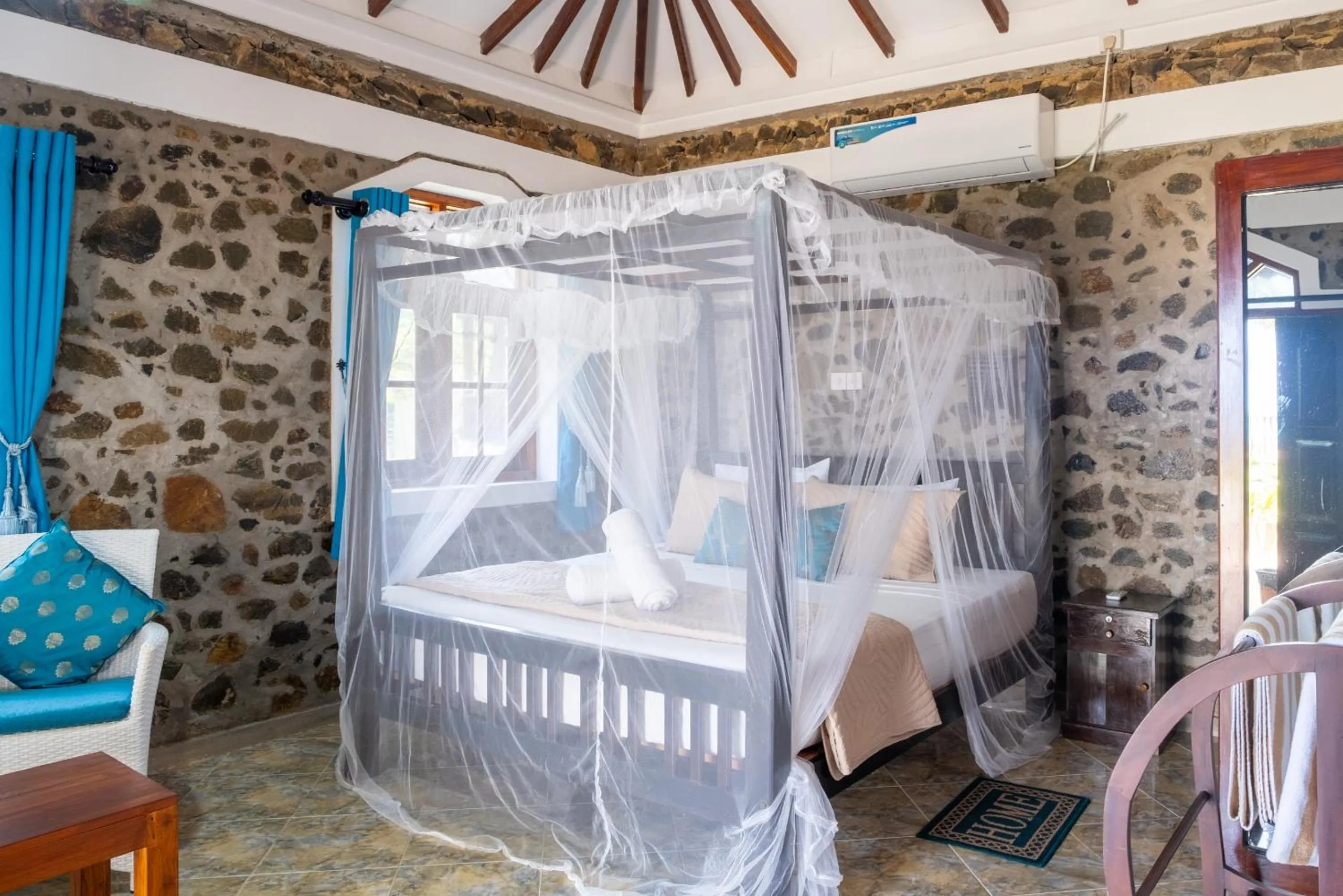 Bed in Serenity Beach Cabanas