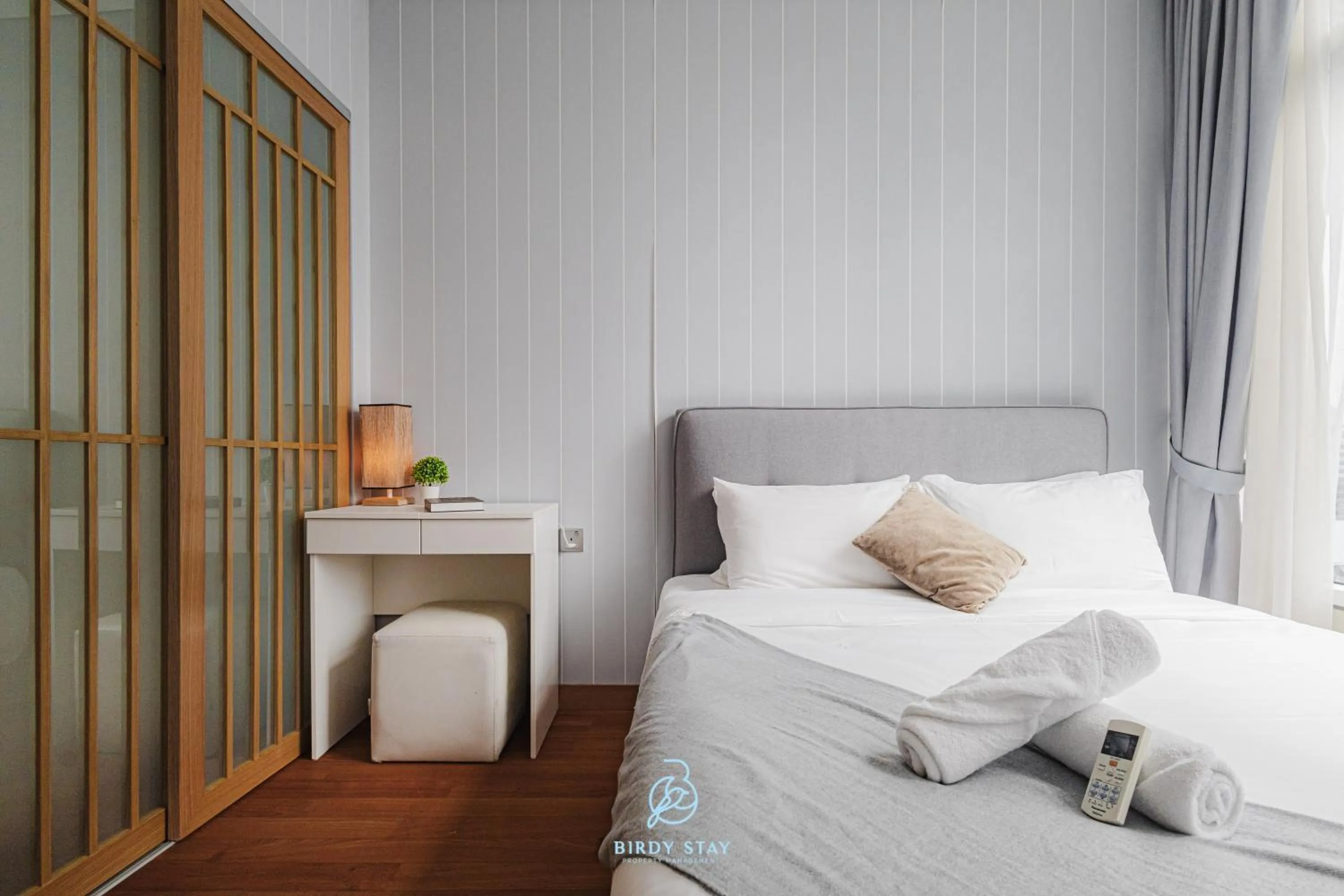 Bedroom, Bed in KLCC Homestay Vacation Sky Suites KLCC Birdy Stay