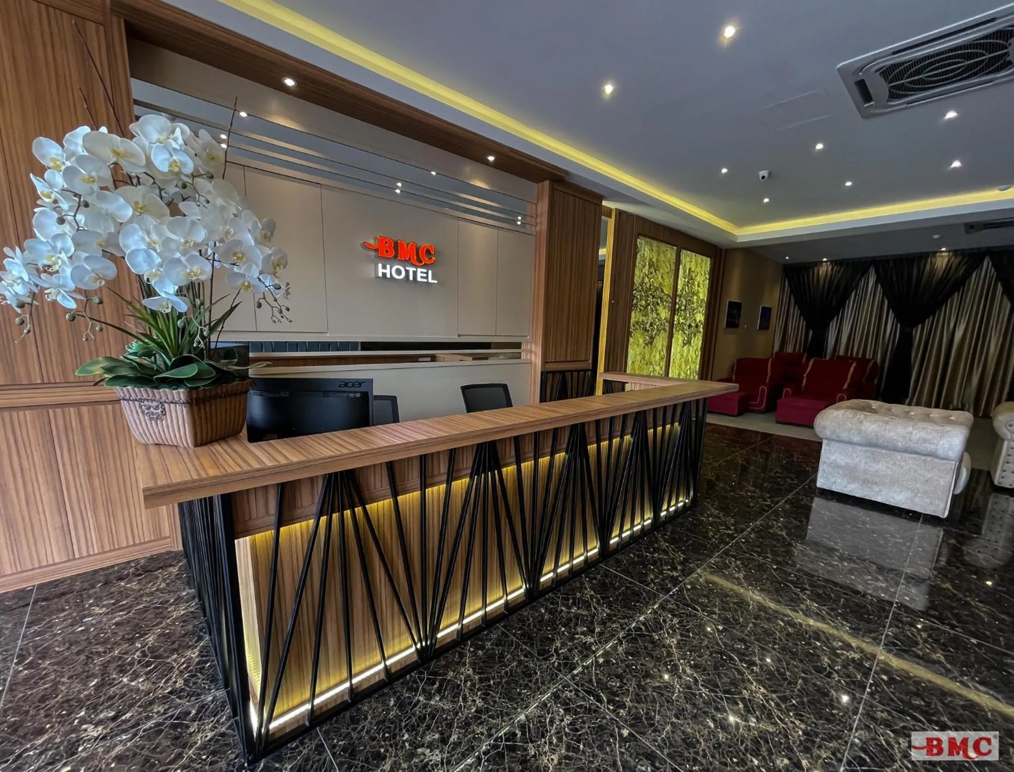 Lobby or reception in BMC Hotel