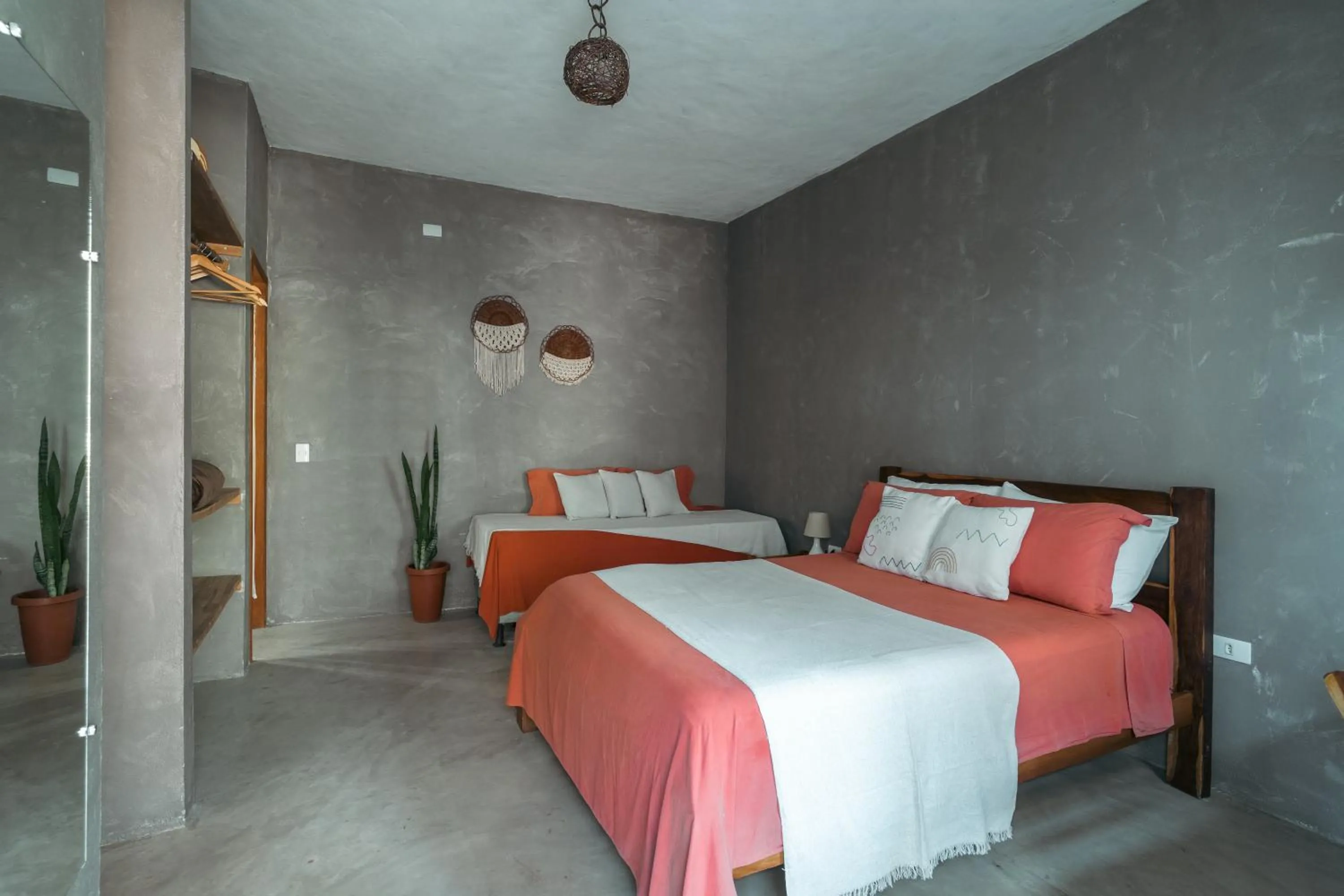 Bed in Pousada Kiarô Caraíva
