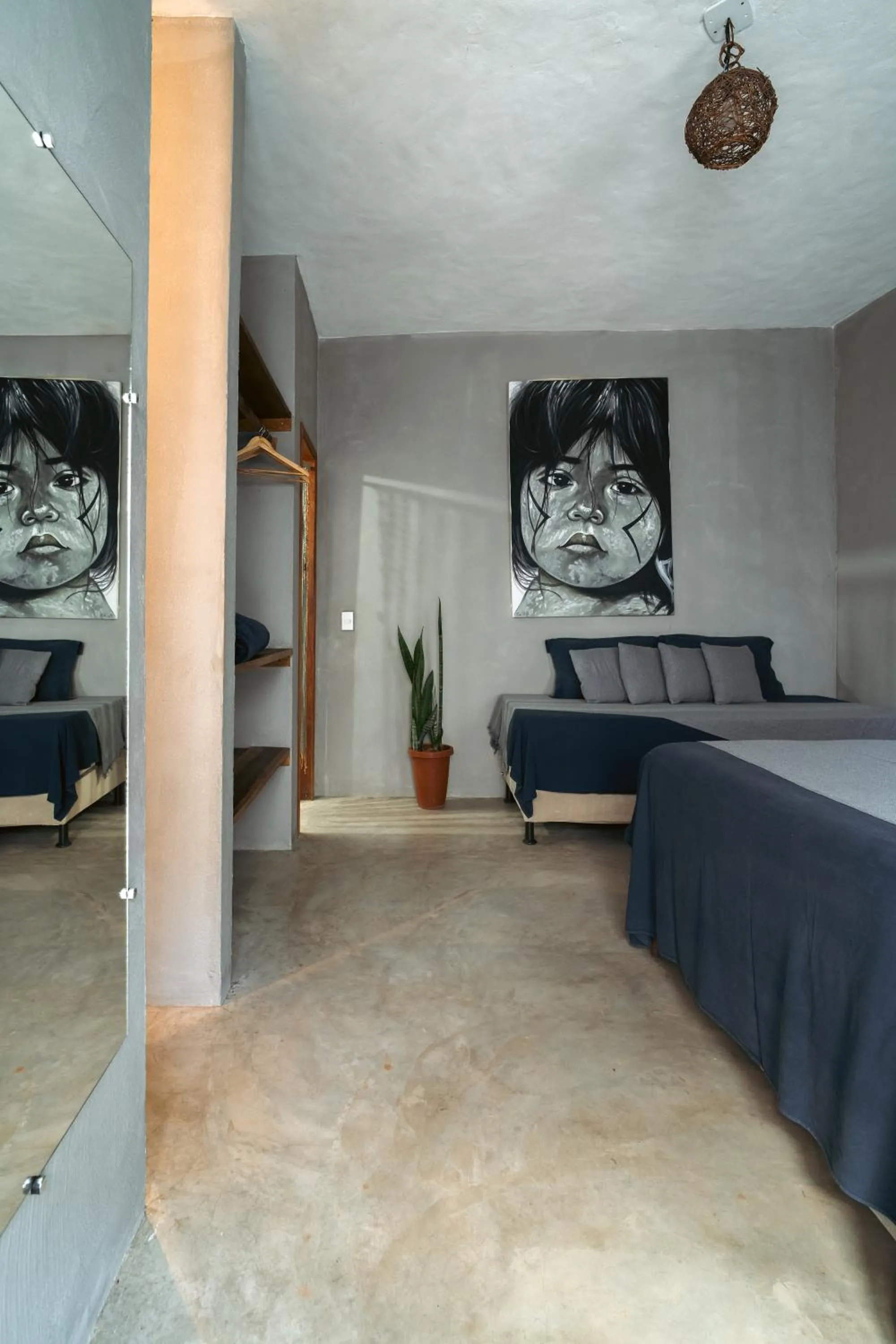 Bed in Pousada Kiarô Caraíva