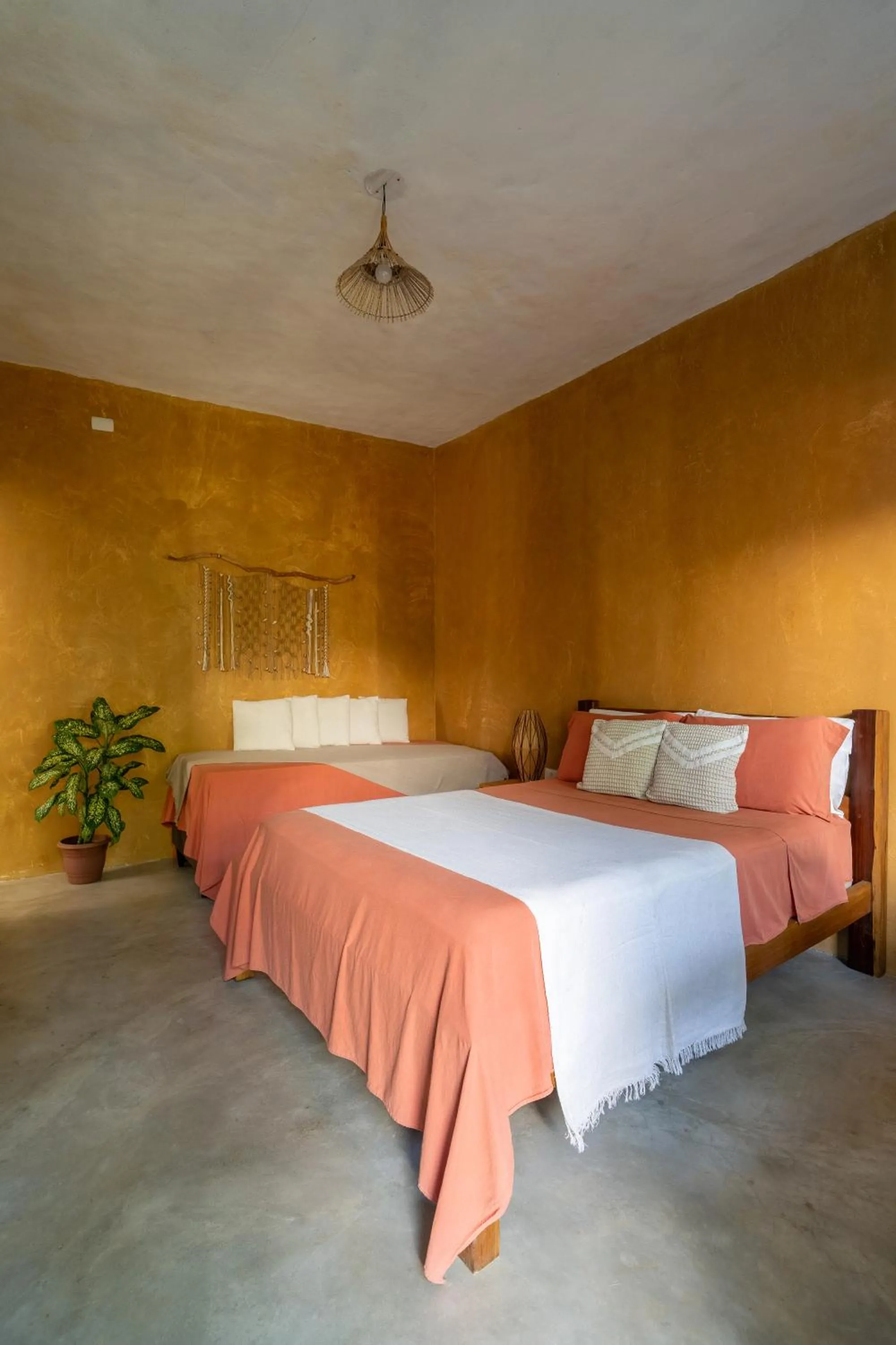 Bed in Pousada Kiarô Caraíva