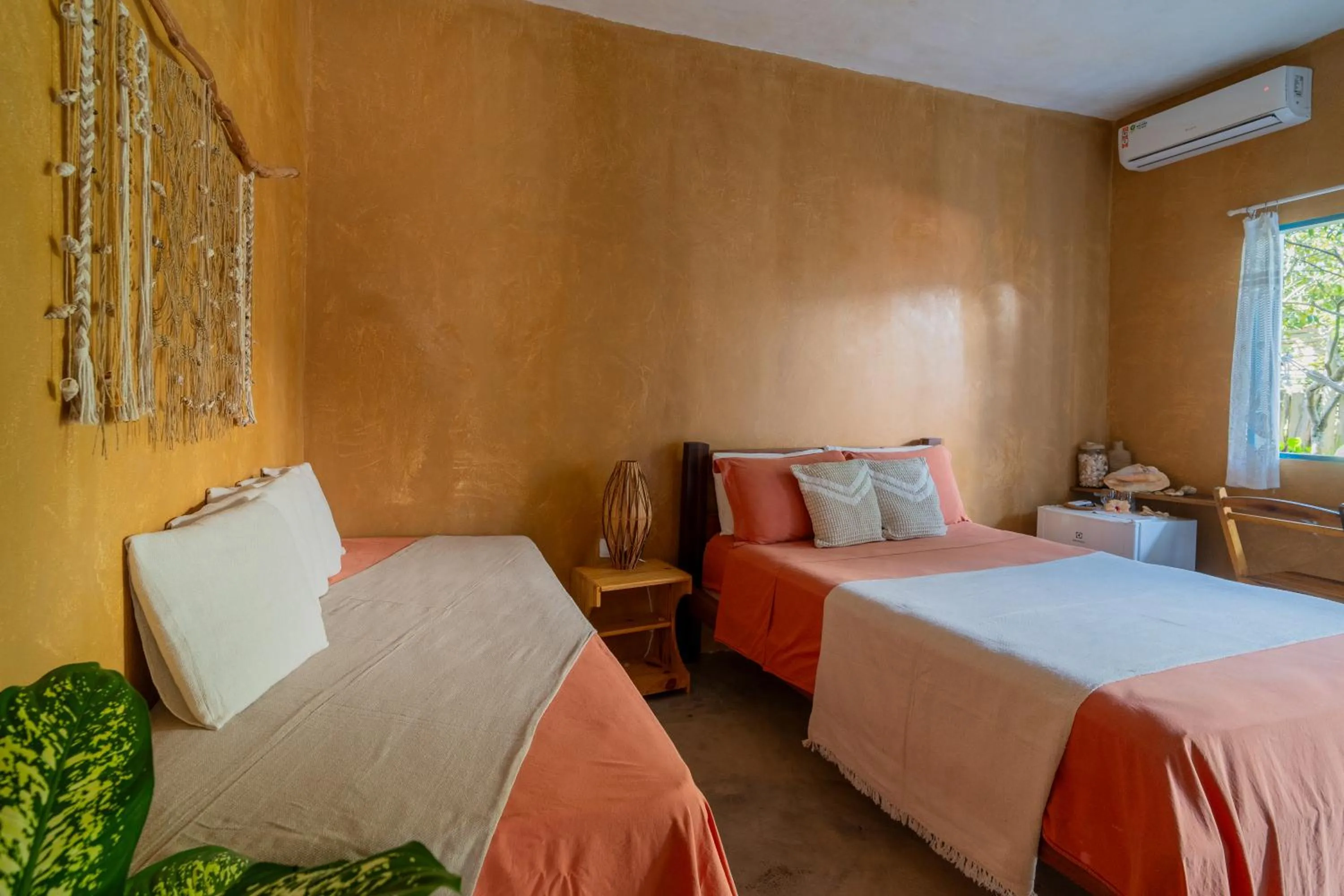 Bed in Pousada Kiarô Caraíva