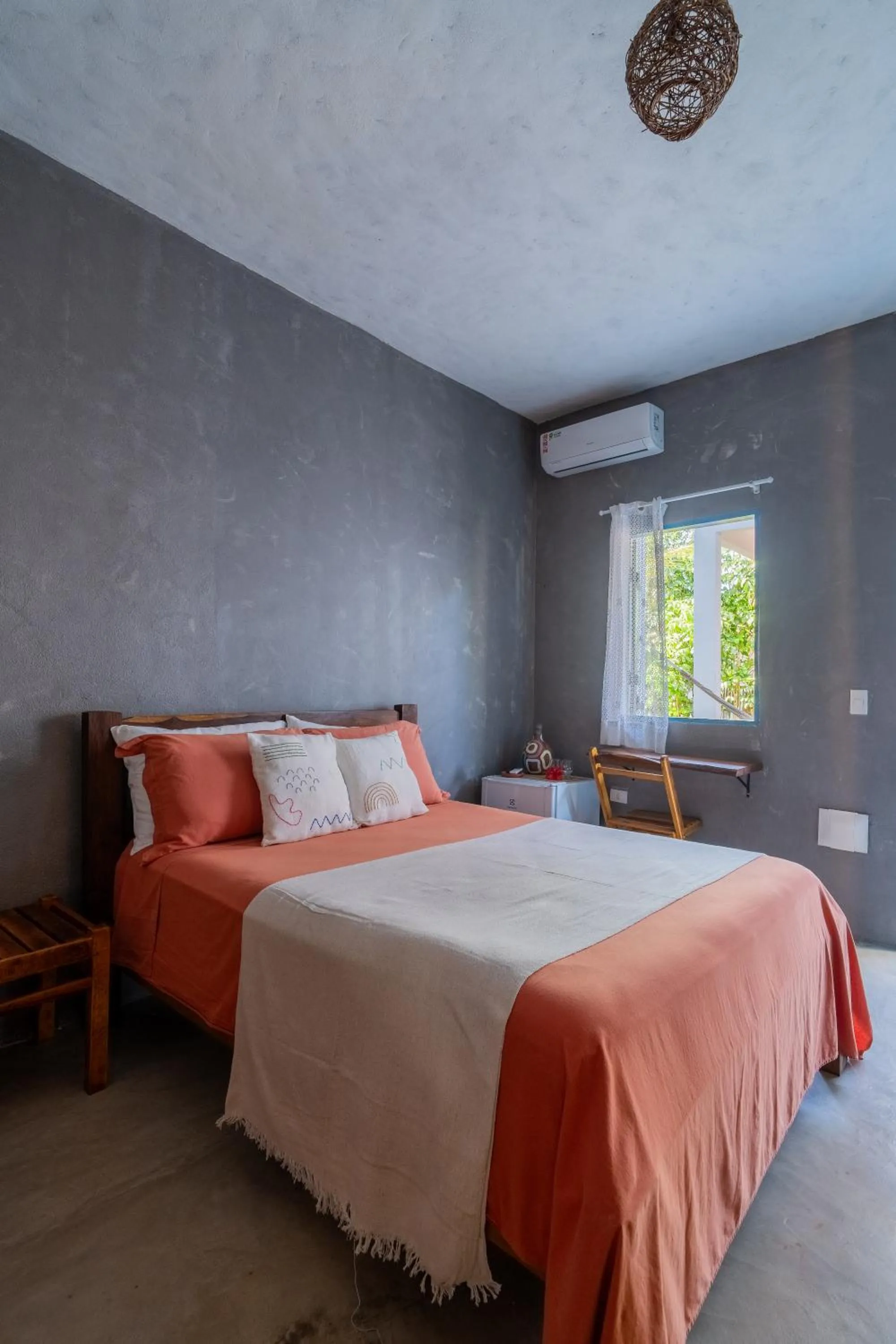 Bed in Pousada Kiarô Caraíva