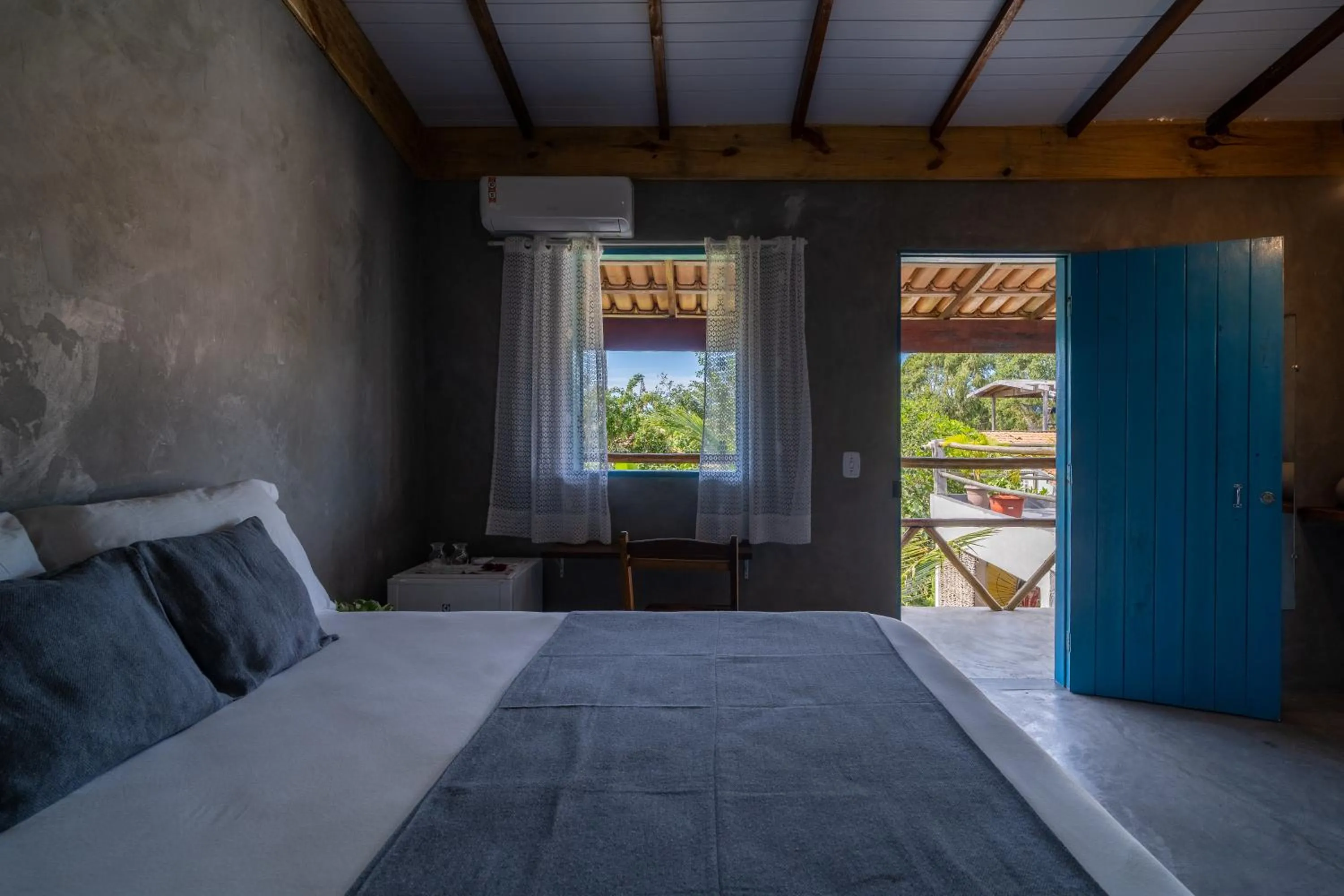 Bed in Pousada Kiarô Caraíva