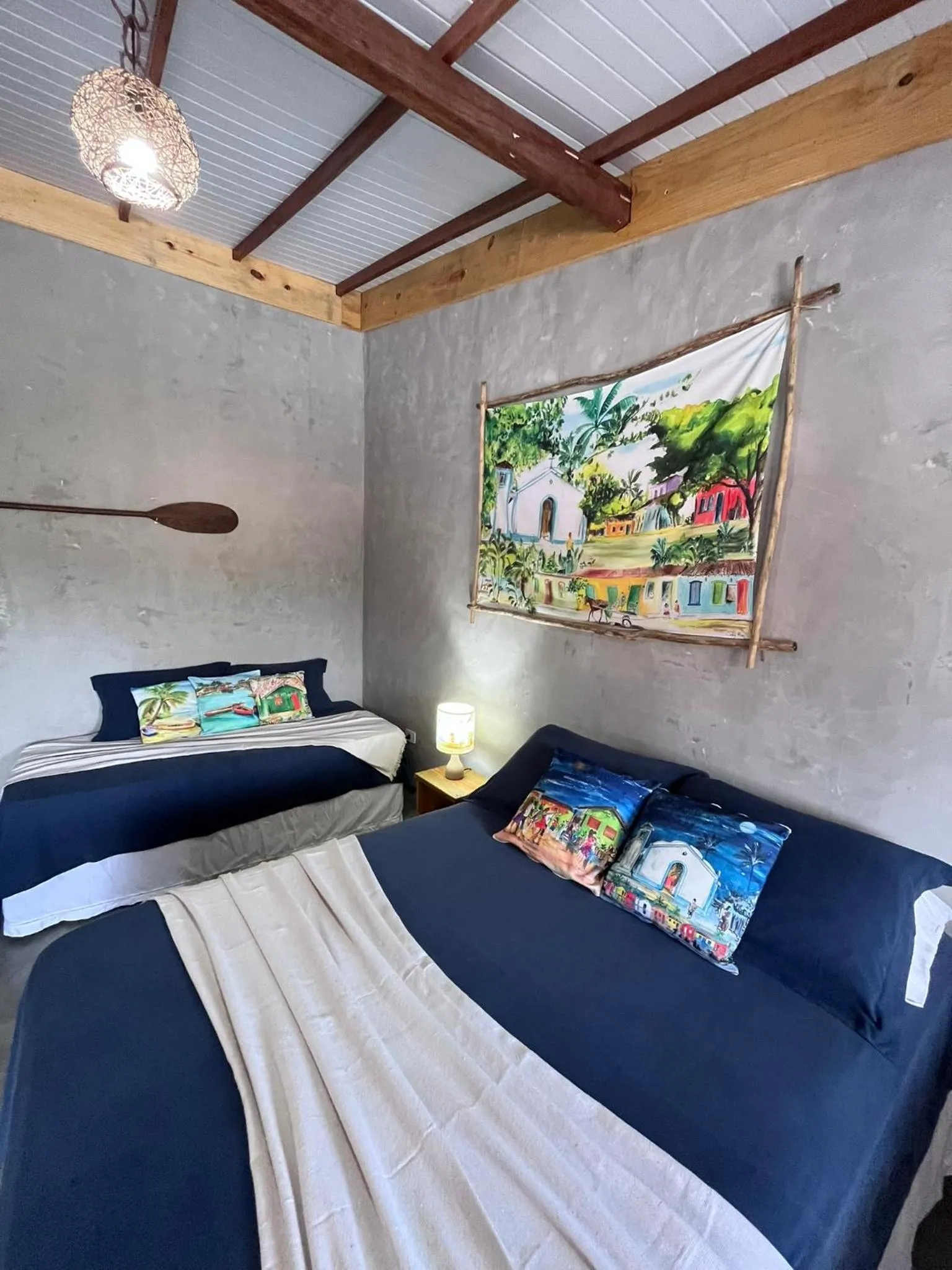 Bed in Pousada Kiarô Caraíva