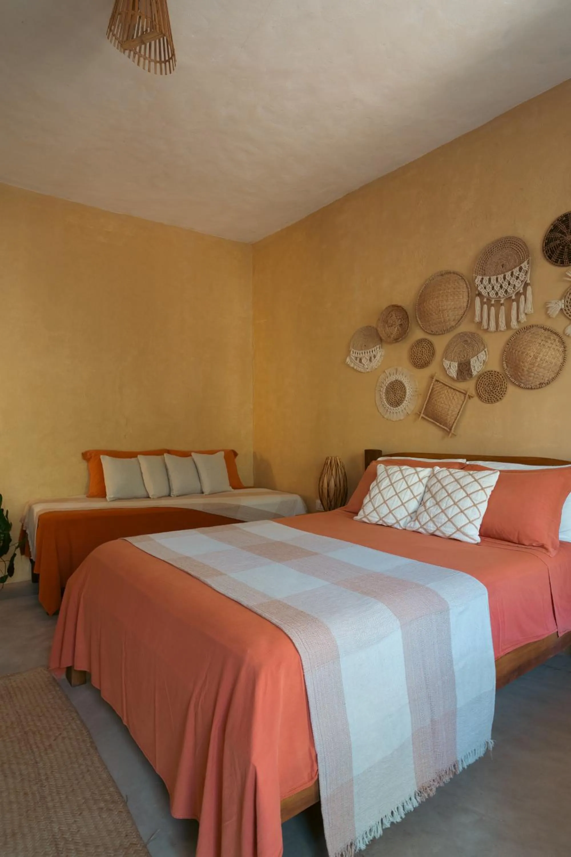 Bed in Pousada Kiarô Caraíva