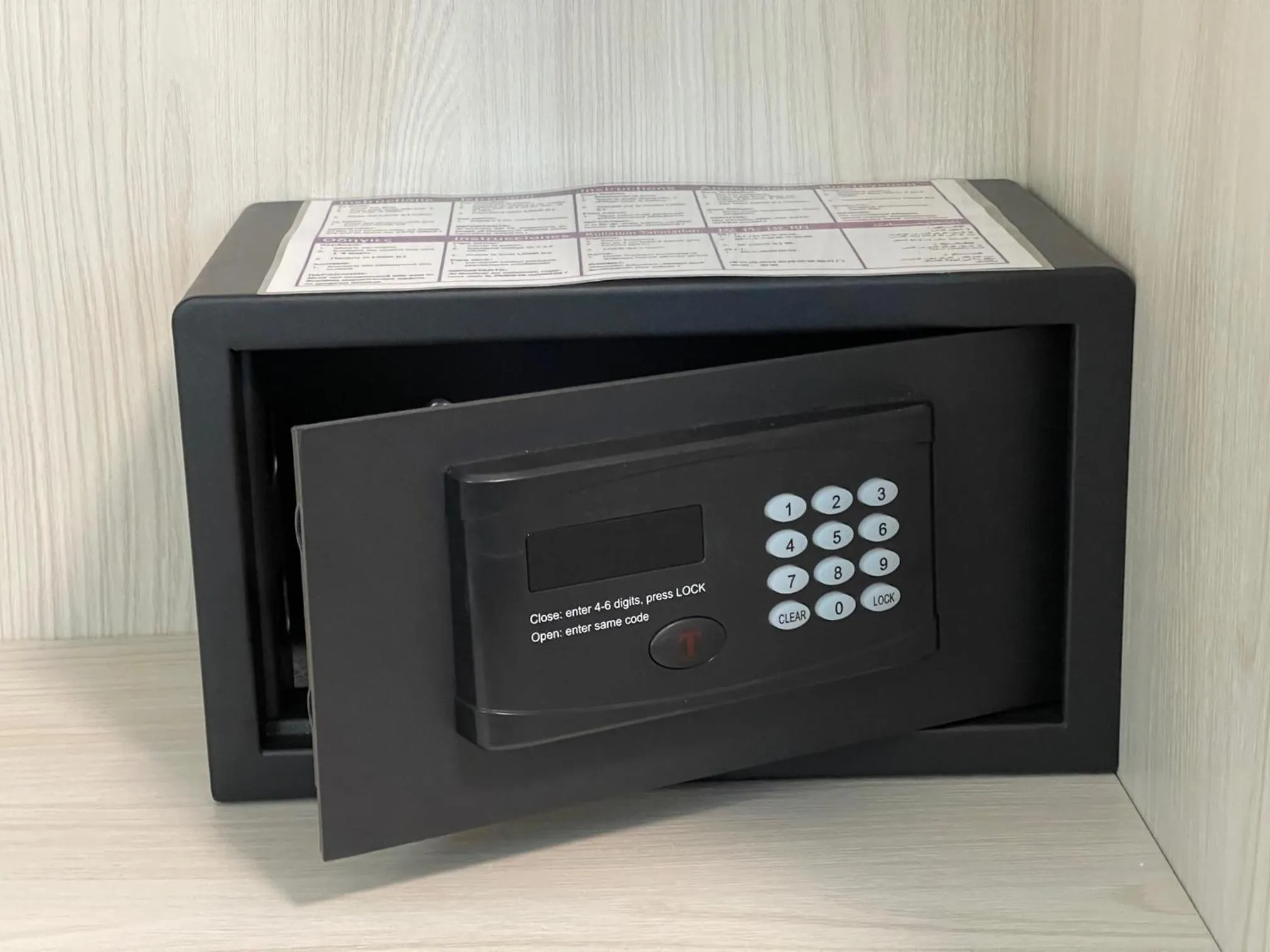 safe in Mini B&B - Enrico Fermi