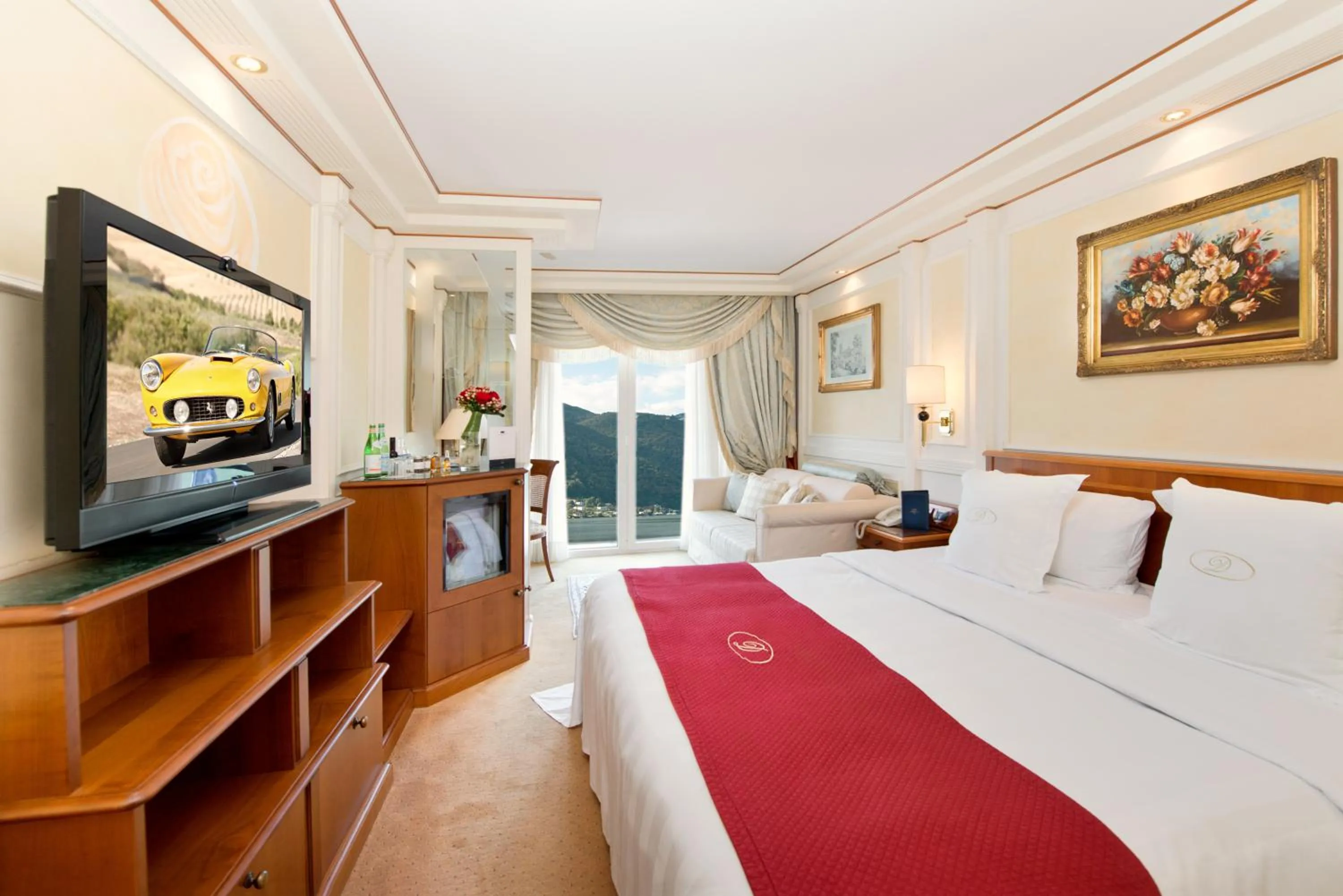 Photo of the whole room, Bed in Swiss Diamond Hotel & Spa