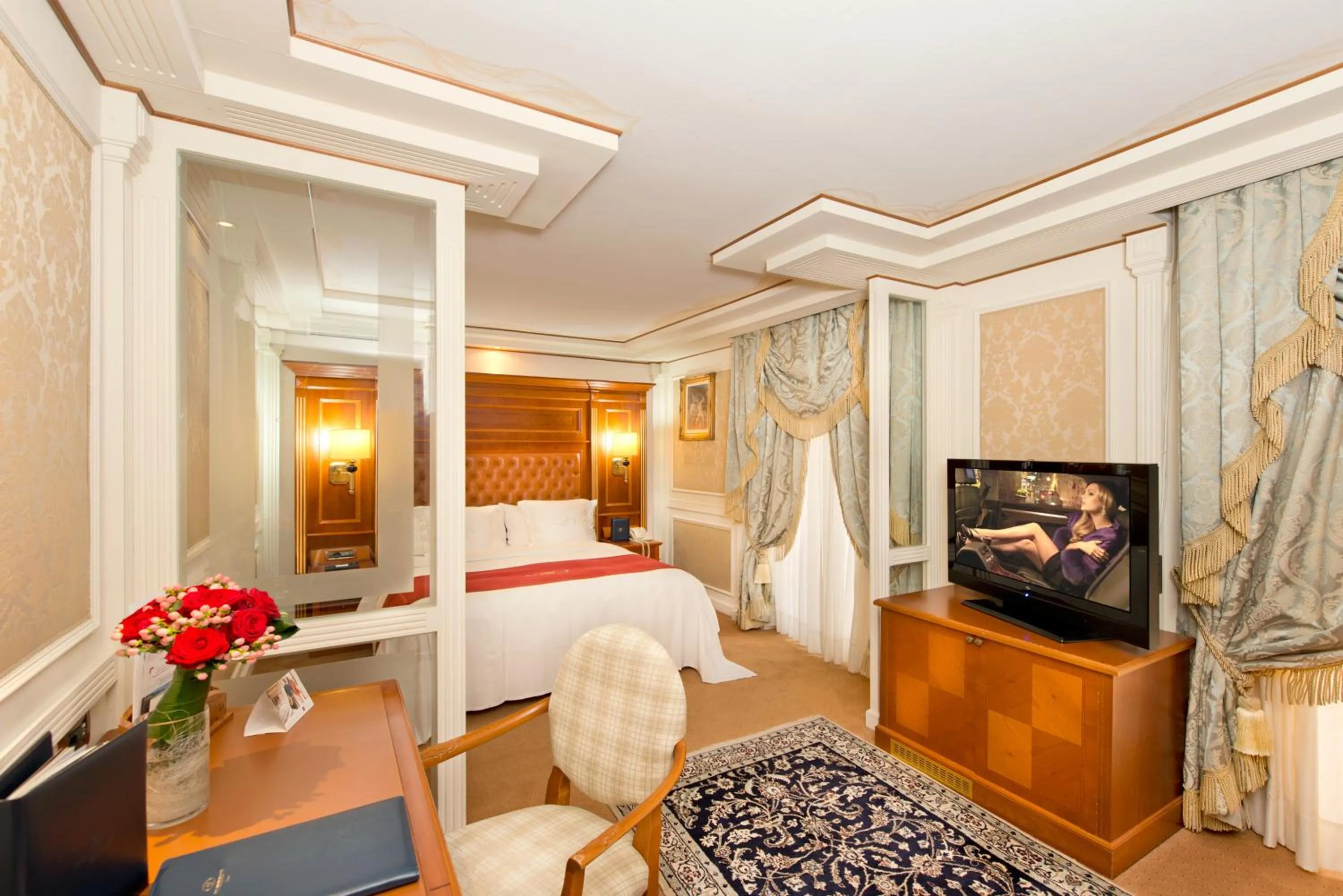 Photo of the whole room, Bed in Swiss Diamond Hotel & Spa