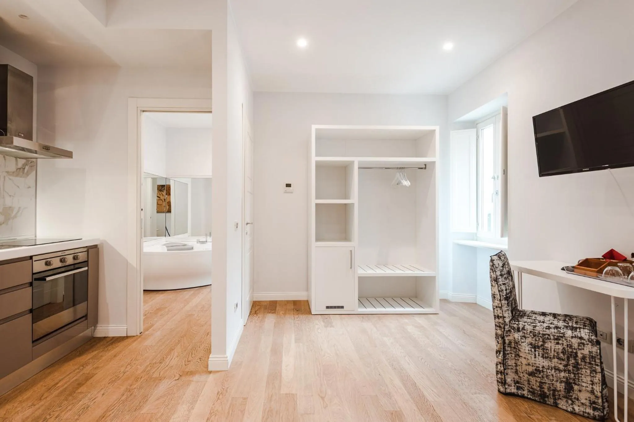 Communal lounge/ TV room, Bed in Nikis Collection Trastevere