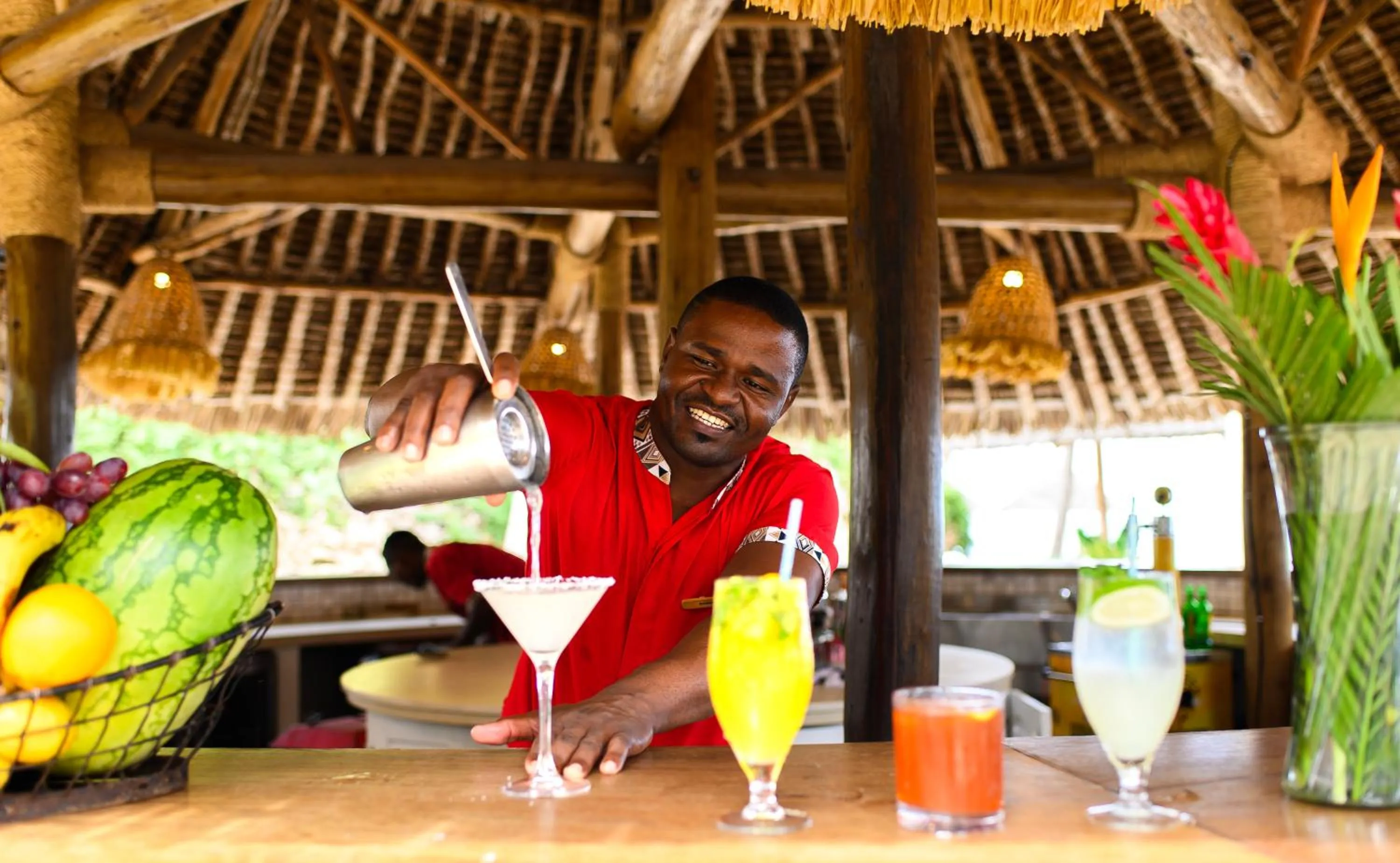 People in Diamonds Leisure Beach & Golf Resort