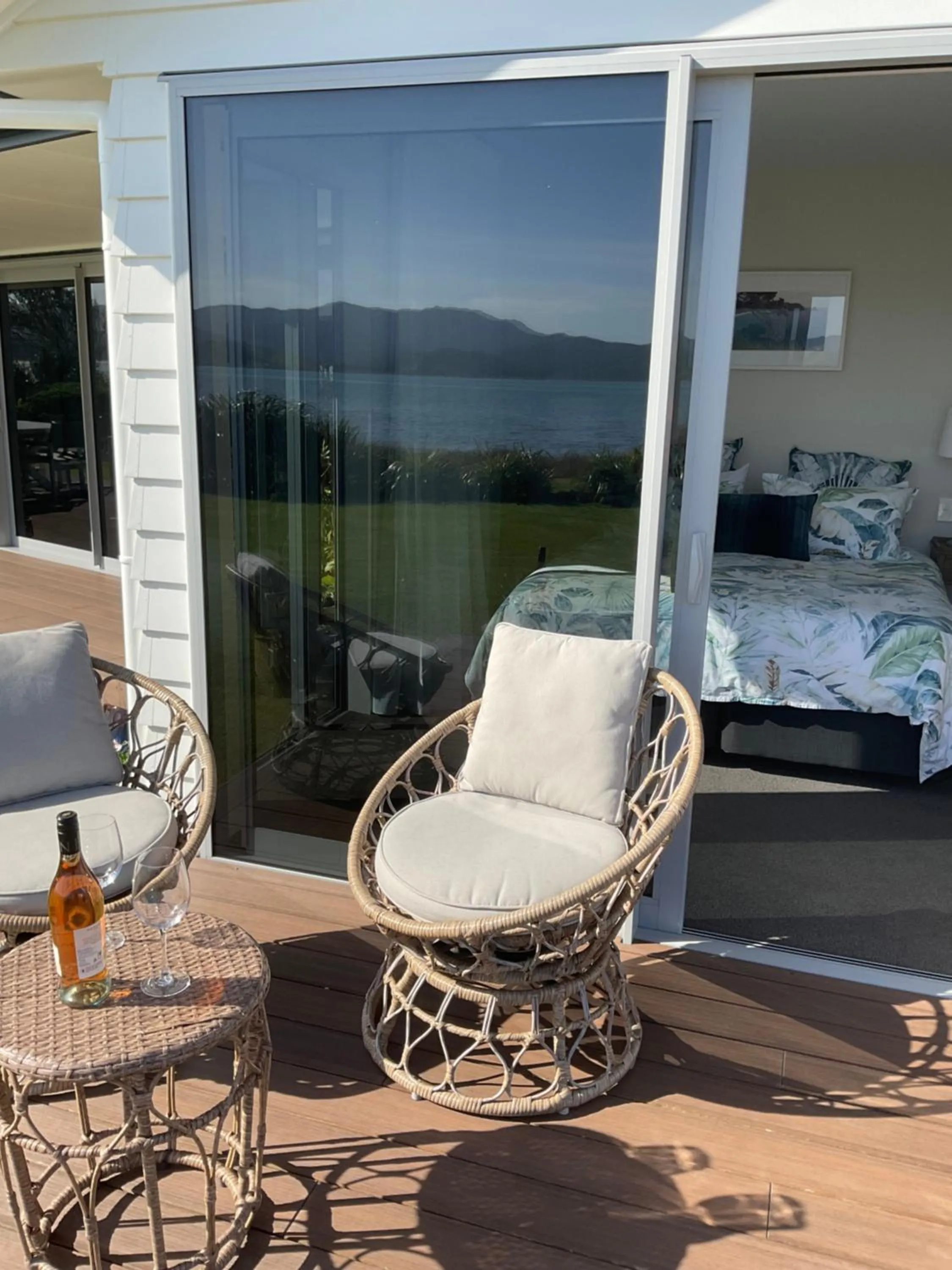 Balcony/Terrace in The Matarangi B & B
