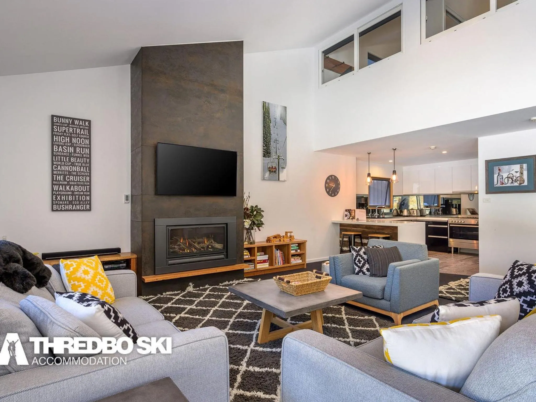 Living room in Snowbound Chalet 3