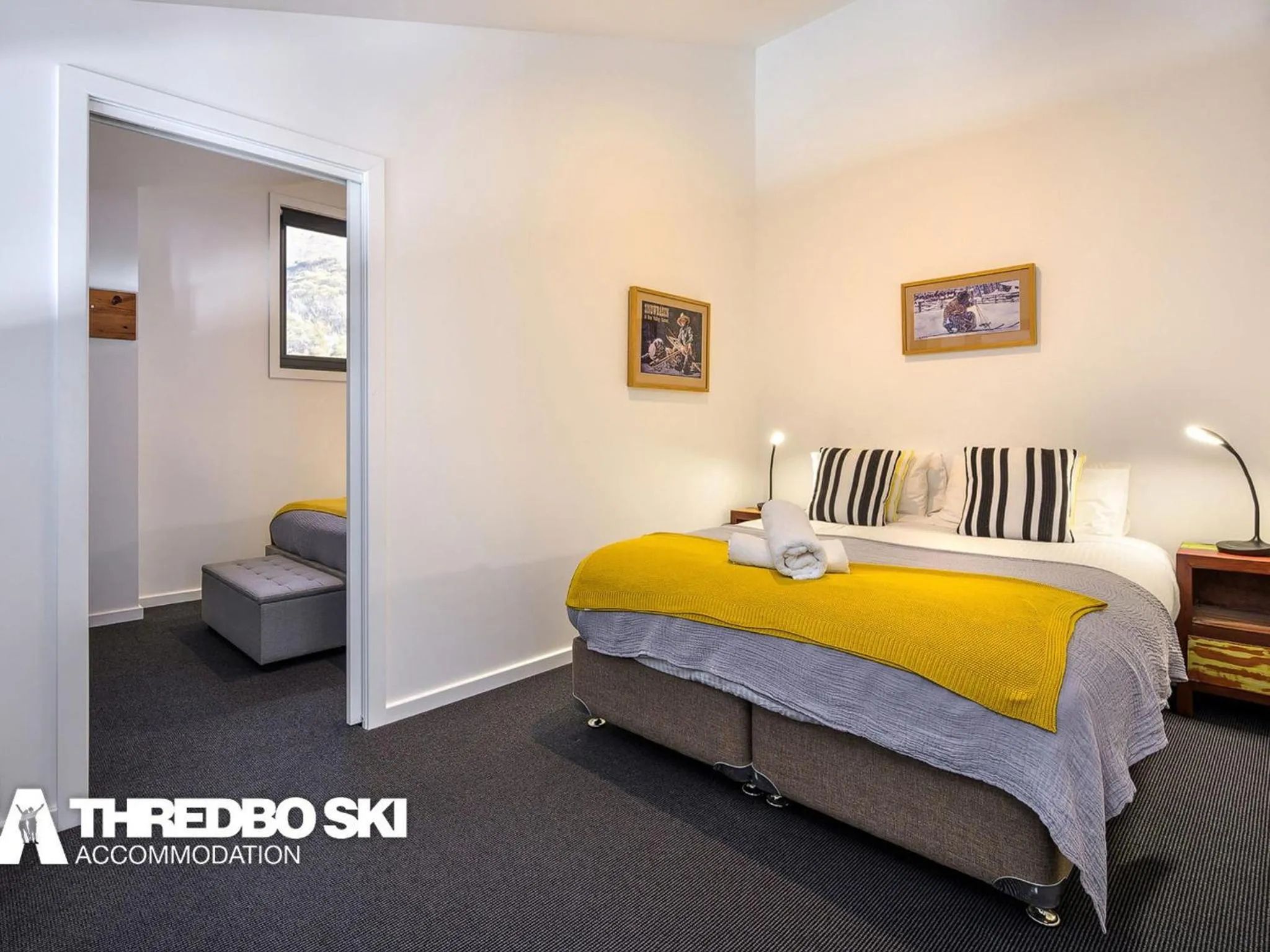 Bedroom, Bed in Snowbound Chalet 3