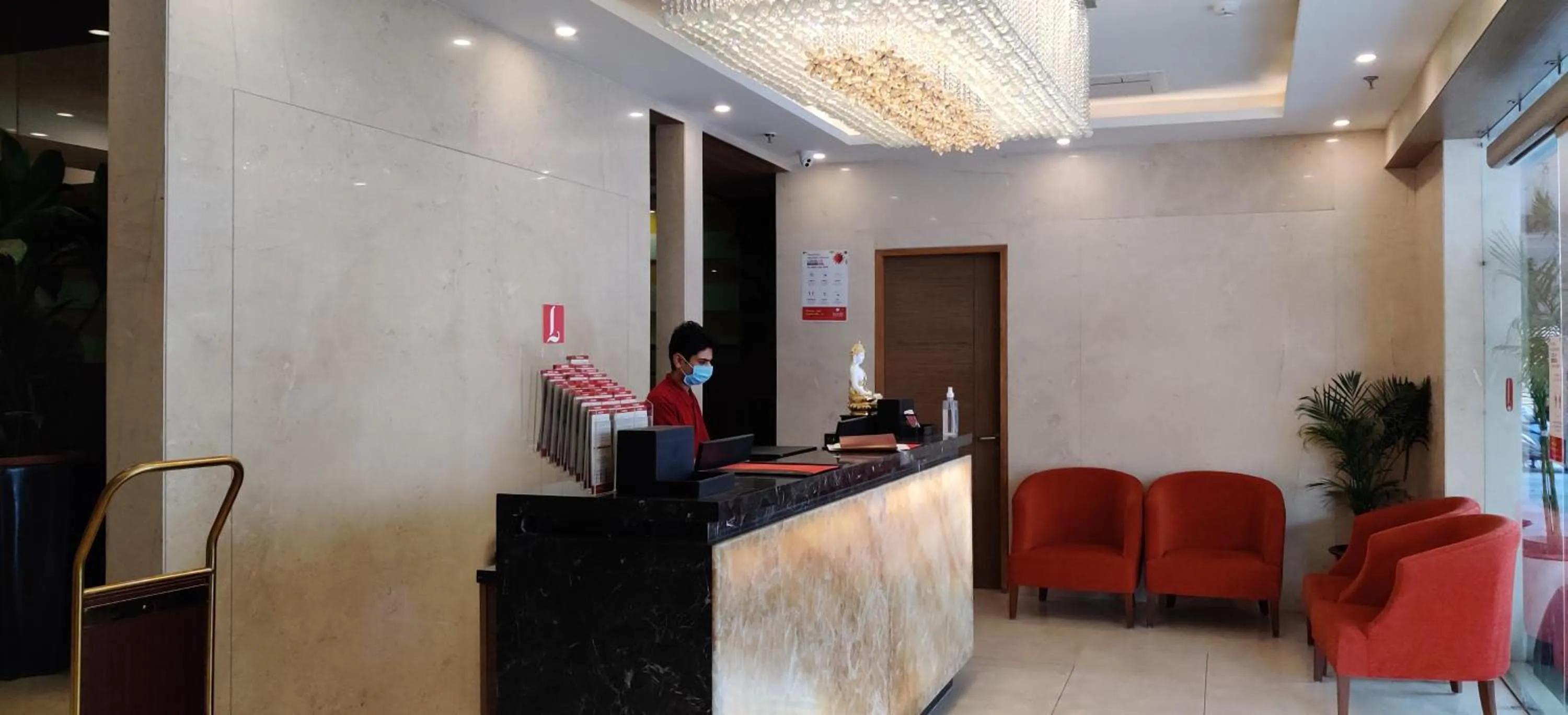 Lobby or reception in Elora Lords Eco Inn , Lucknow