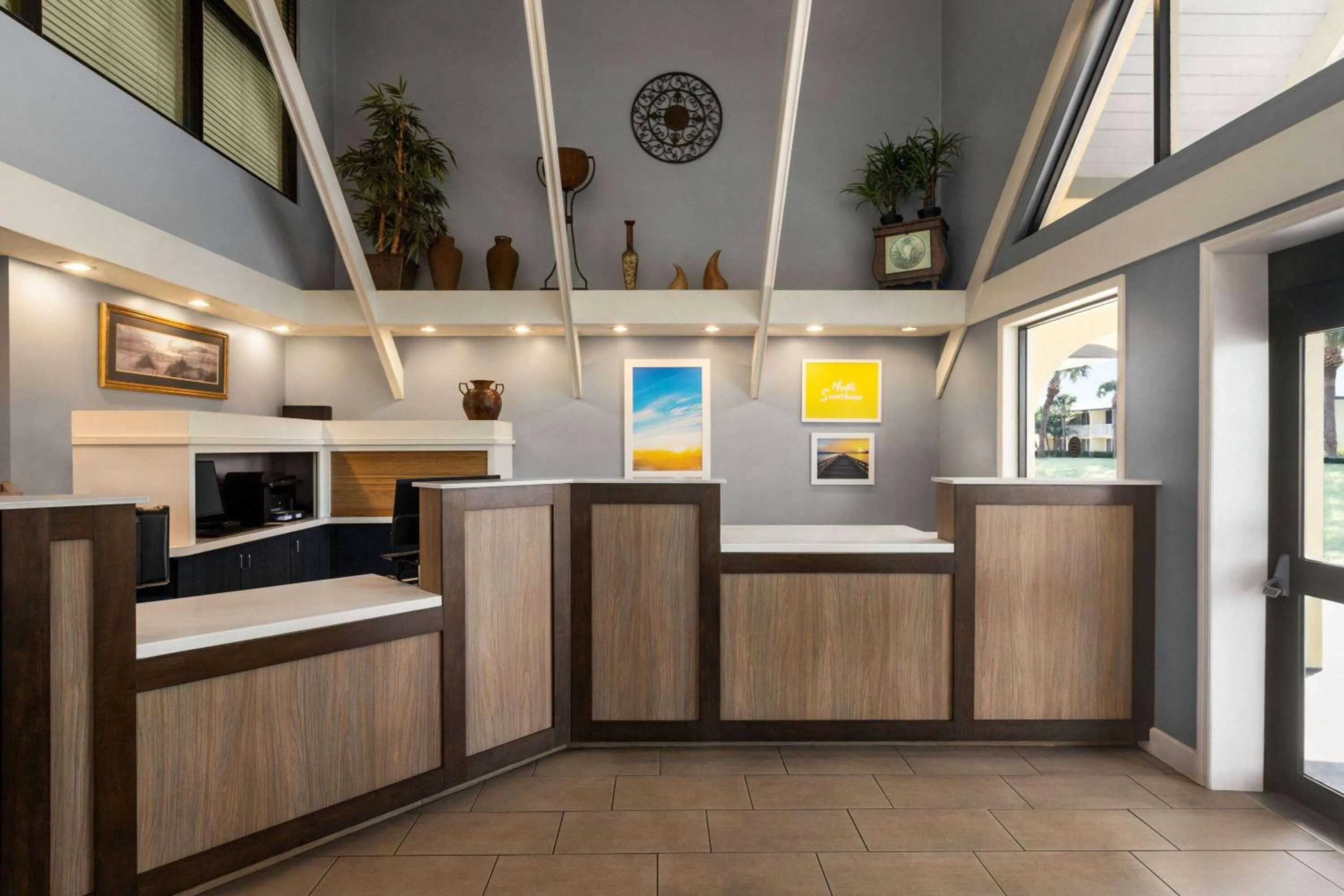 Lobby or reception in Days Inn by Wyndham Cocoa Beach Port Canaveral