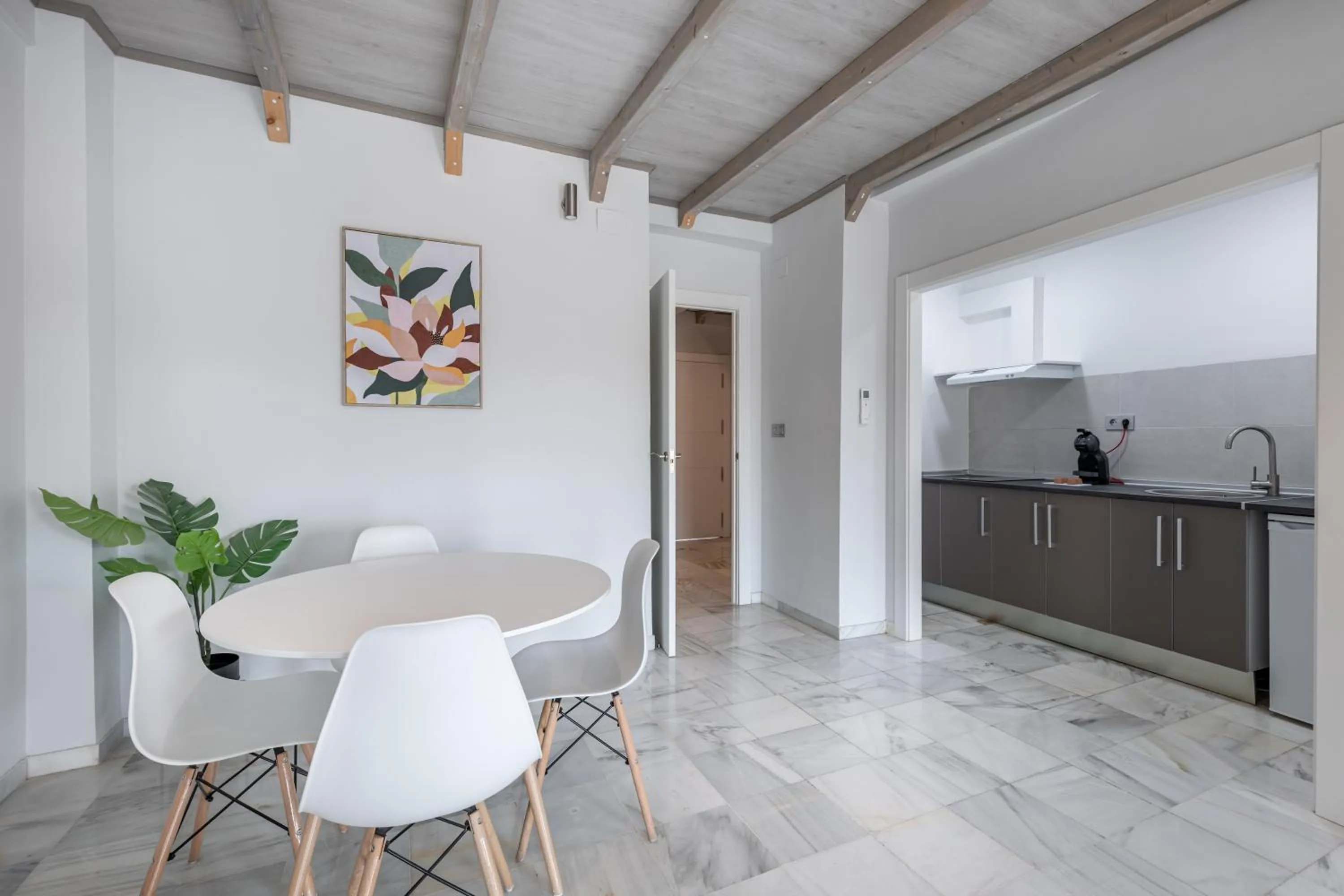 Kitchen or kitchenette in Apartamentos Realejo Granada Centro 3000