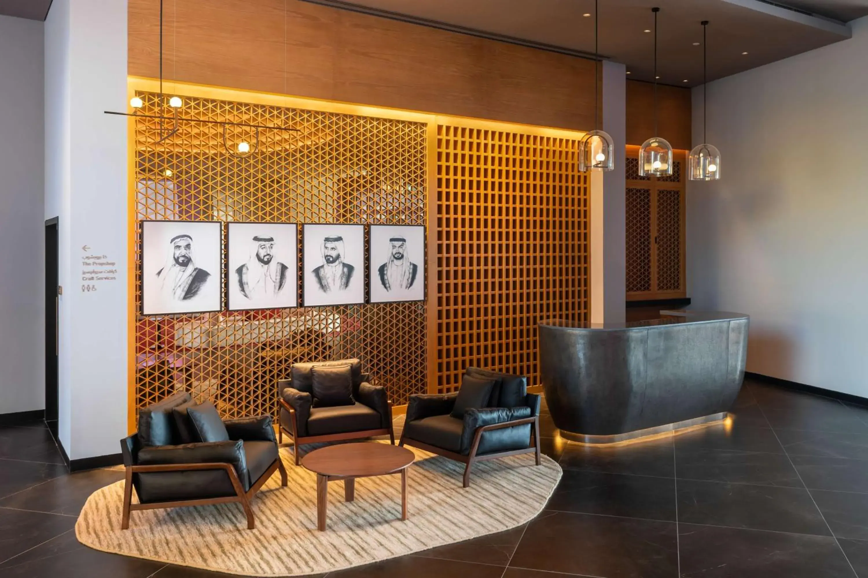 Lobby or reception in The WB Abu Dhabi, Curio Collection By Hilton Lobby or reception in The WB Abu Dhabi, Curio Collection By Hilton