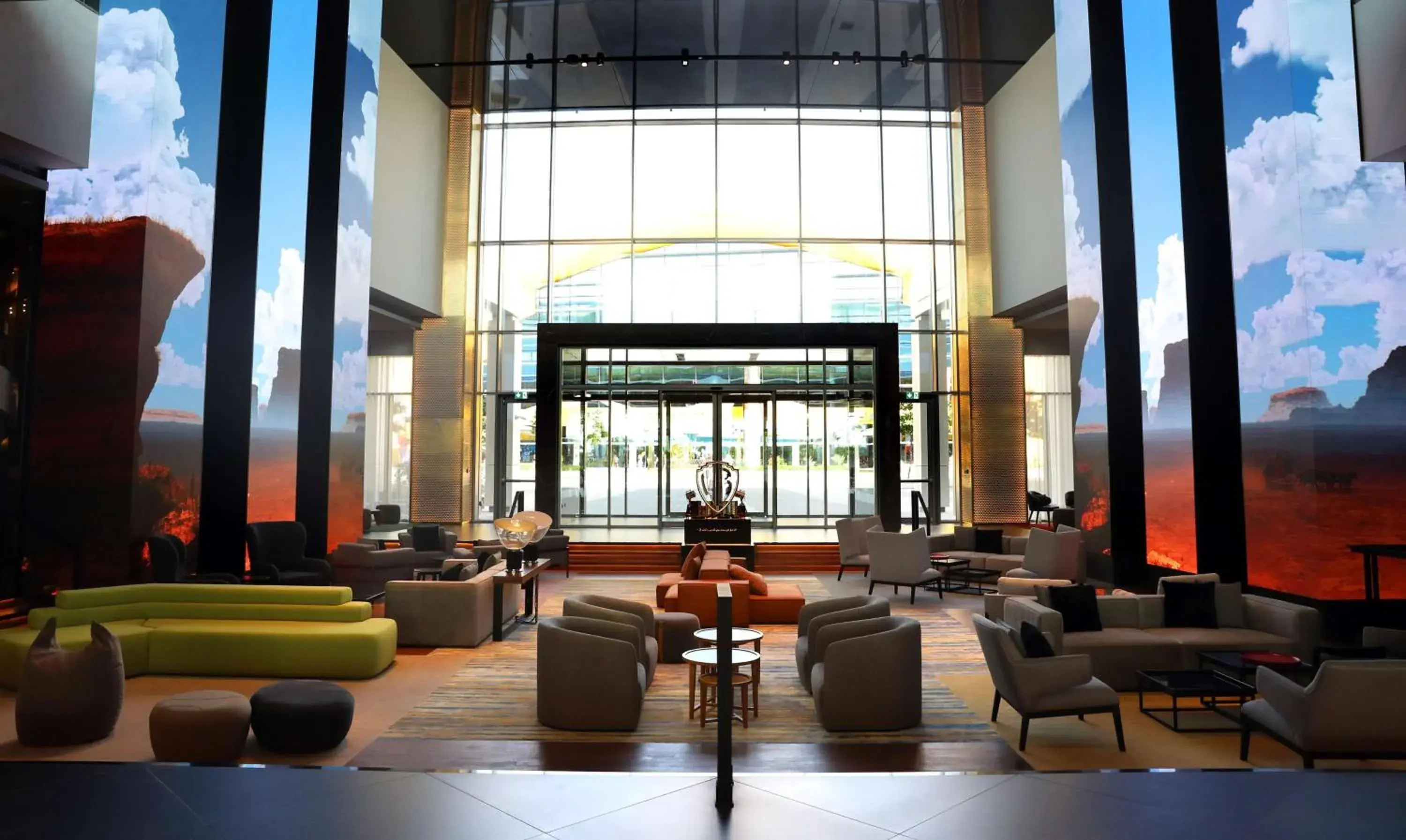 Lobby or reception in The WB Abu Dhabi, Curio Collection By Hilton Lobby or reception in The WB Abu Dhabi, Curio Collection By Hilton